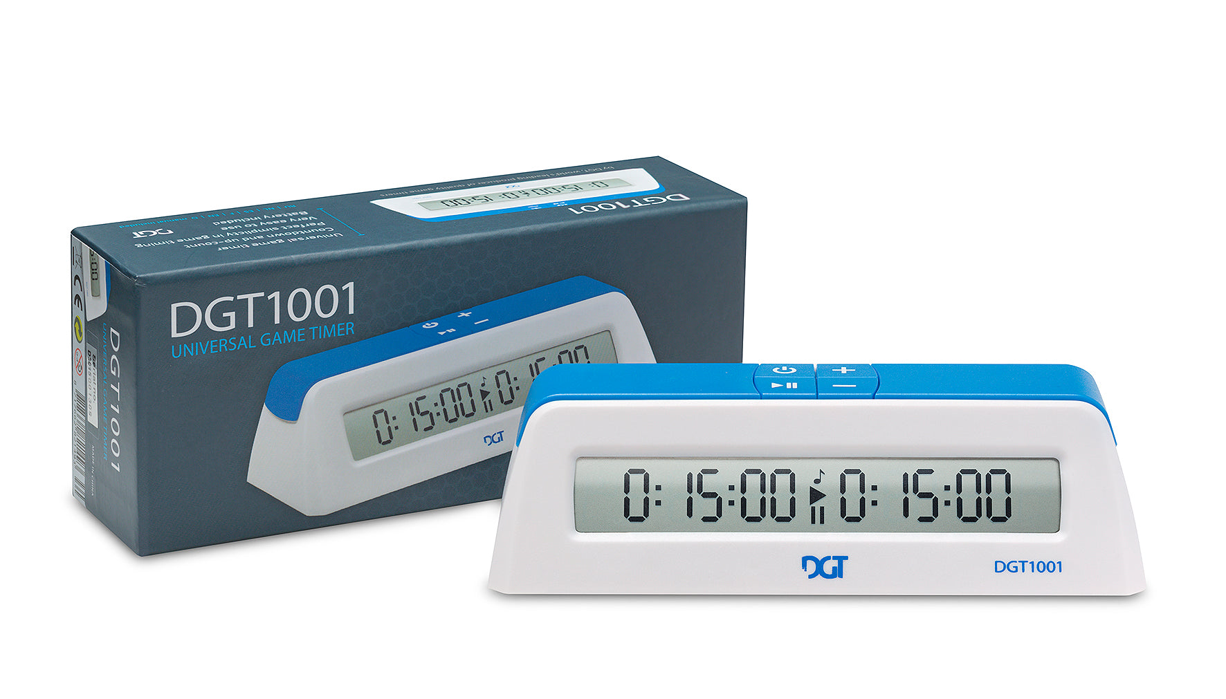 DGT 1001 White - Orologio di scacchi per scuole e club - 09fe7e072b4991645665fbec2b63e22a