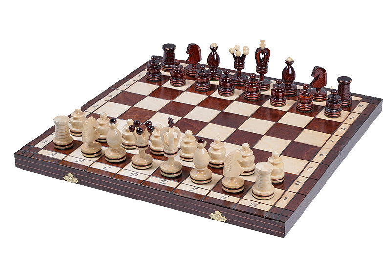 SCACCHI REALI - piccoli con intarsi in ottone - SCACCHI REALI - piccoli con intarsi in ottone