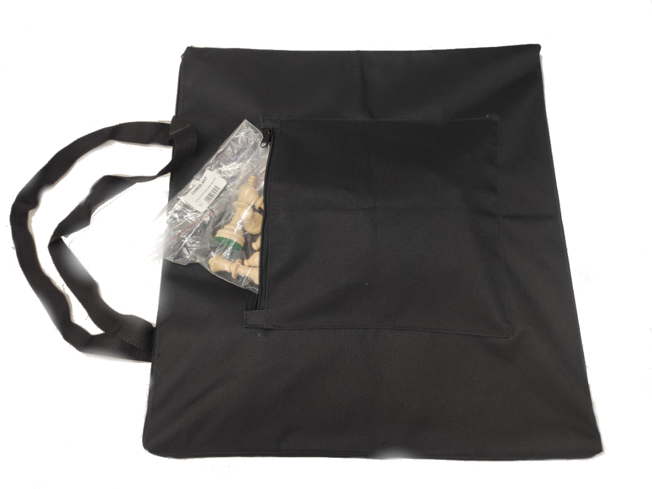 Borsa per scacchiera in legno con campi da 40 a 50 mm (tasca per le figure) - Borsa per scacchiera in legno con campi da 40 a 50 mm (tasca per le figure)