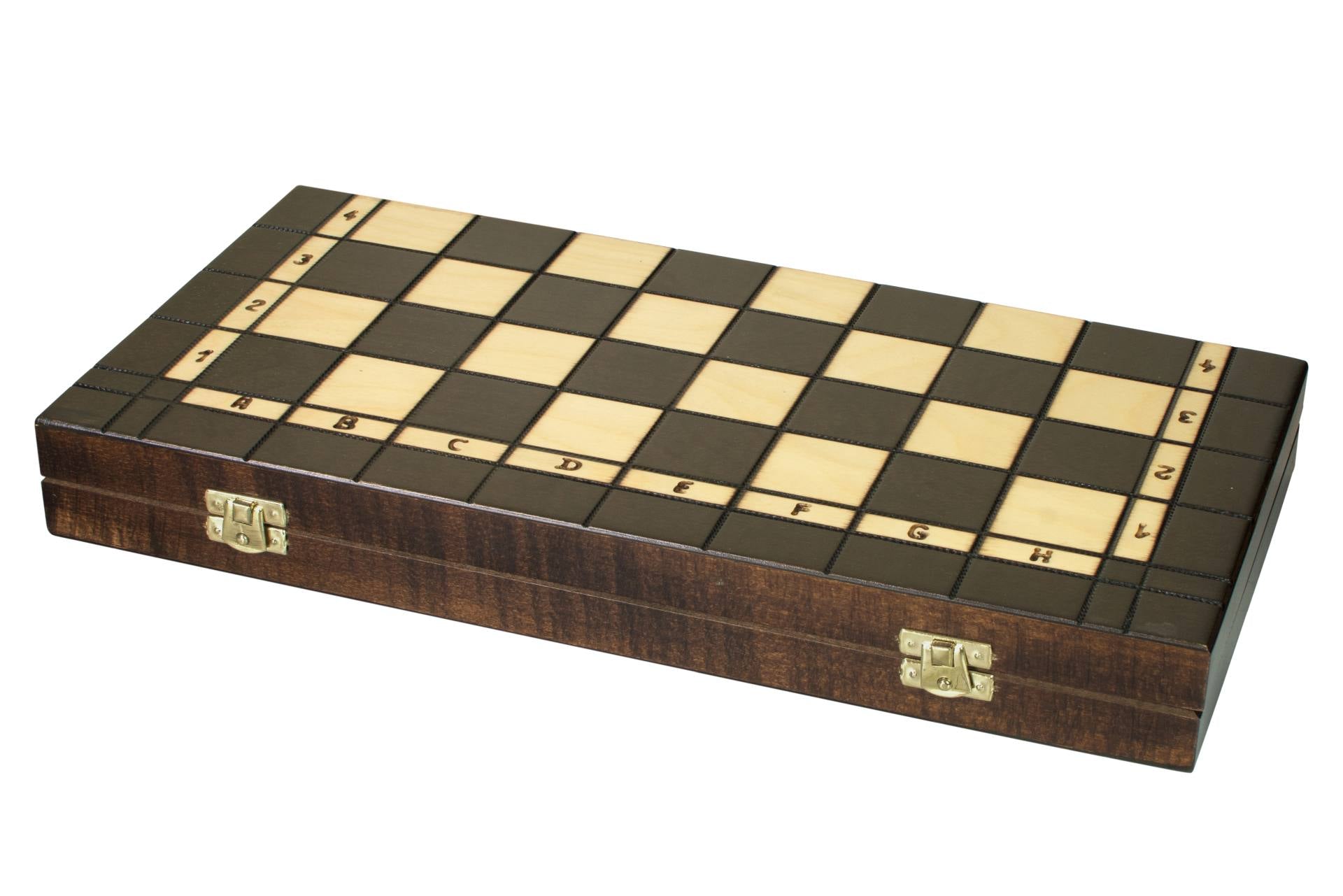 Set in Legno 3 in 1 (40x40cm) Scacchi + Dama + Backgammon - Set in Legno 3 in 1 (40x40cm) Scacchi + Dama + Backgammon