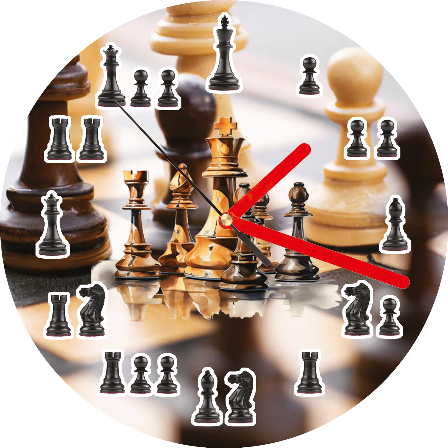 Orologio da parete a scacchi - 44e5419db0b5331d24d07dcd85d697cd