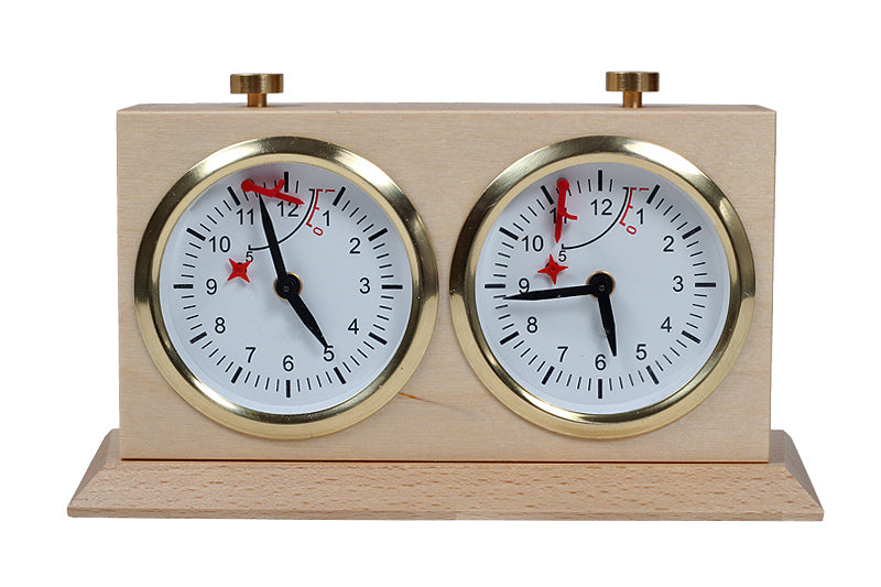 Orologio in legno BHB con supporto - grande e luminoso - 1aa377df2082544c2f42367a57344d0e