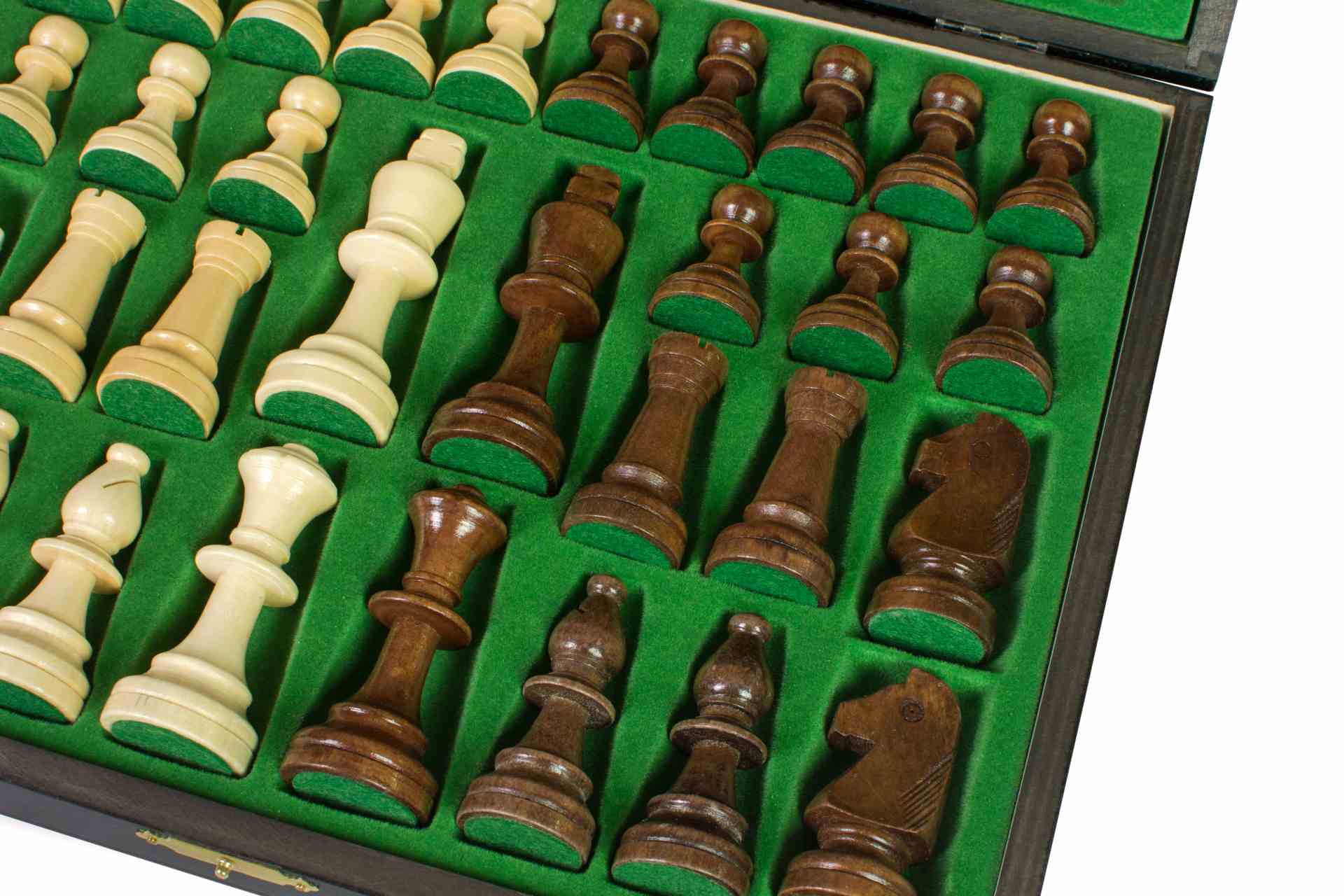 Sunrise Staunton No. 5 (re 90 mm) in Valigetta in Legno (Nera) - 6d9960e0497f6dc4f23eaca1ec8abbbd