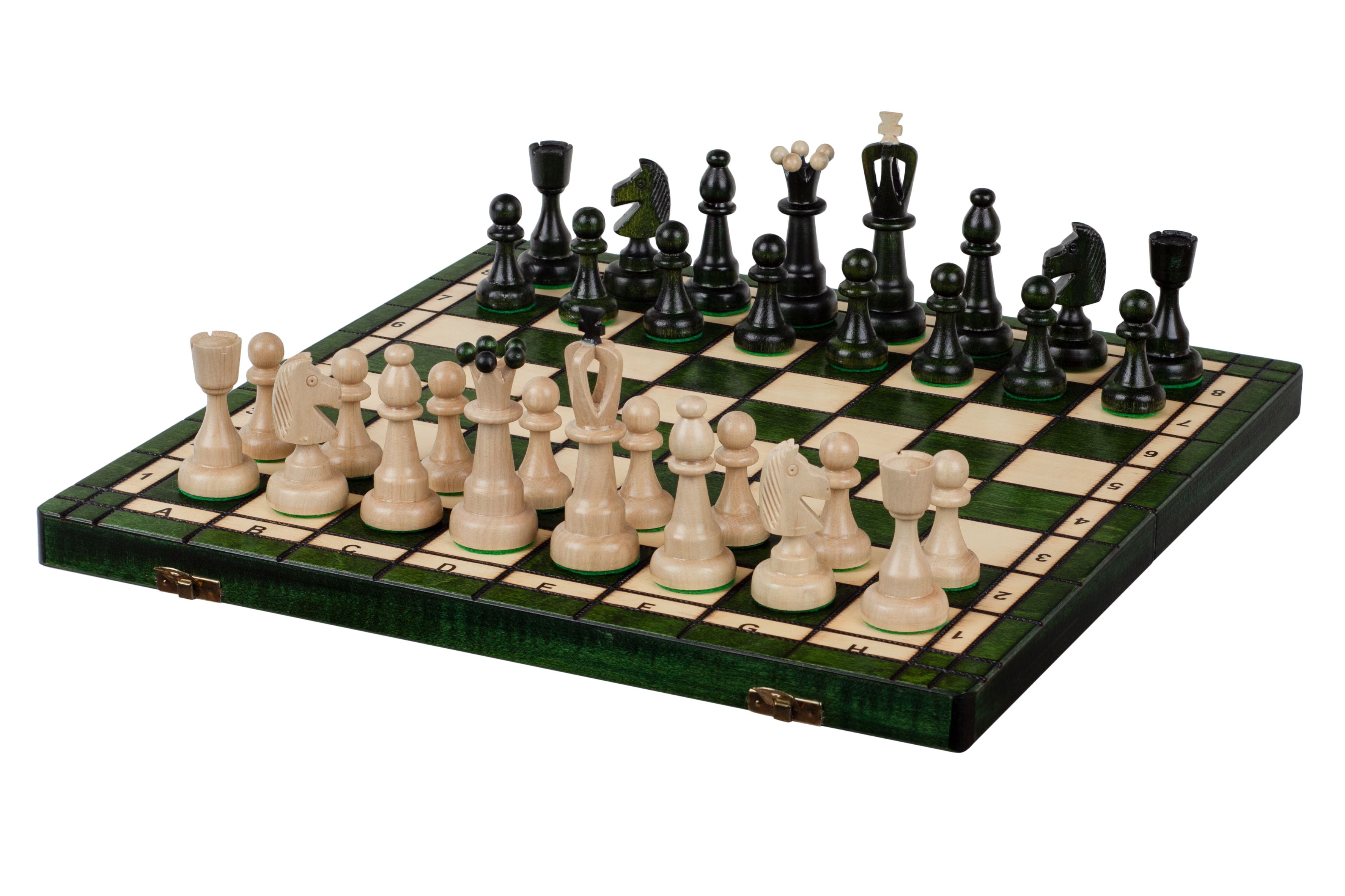 Set di Scacchi "Asso" - Verde - 9cc14492663962fb41ae9299638e801e