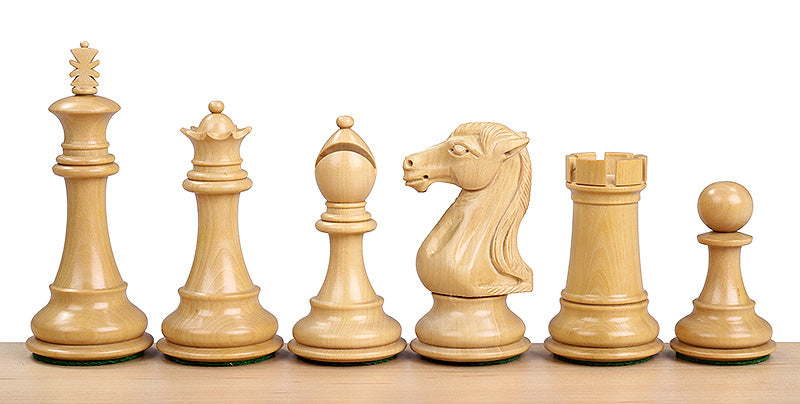 Scacchi ROYAL KNIGHT in legno di ebano 4'' - Scacchi ROYAL KNIGHT in legno di ebano 4''
