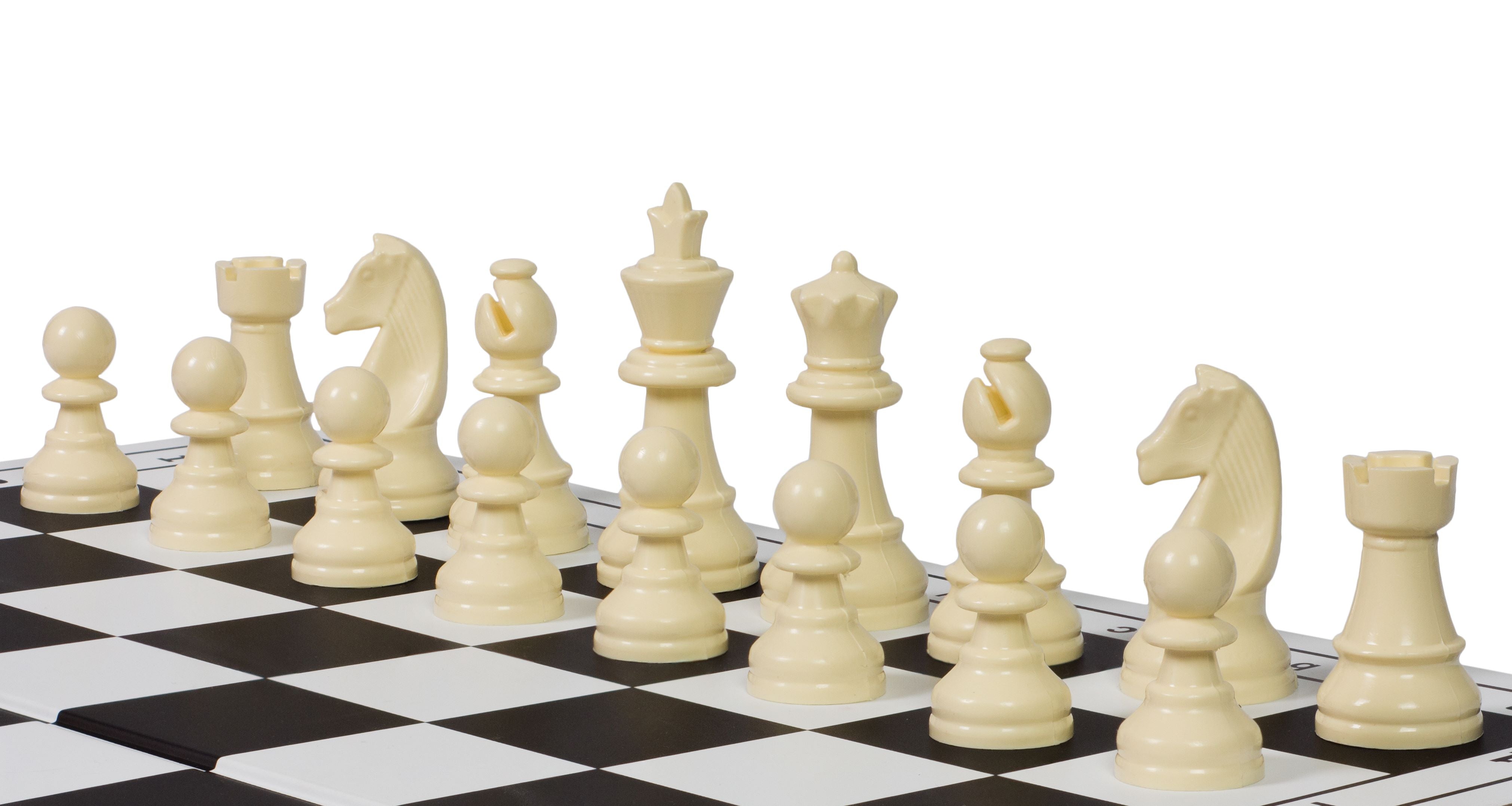 Scacchi Staunton n.3, plastica (Re 65 mm) - 94398e93fcc1d5827819500f77fb62d9