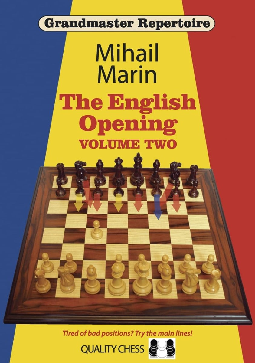 Grandmaster Repertoire 4 - The English Opening vol. 2 by Mihail Marin (hardcover) - 9b1960fc8938f8be8daec751e7db3c11