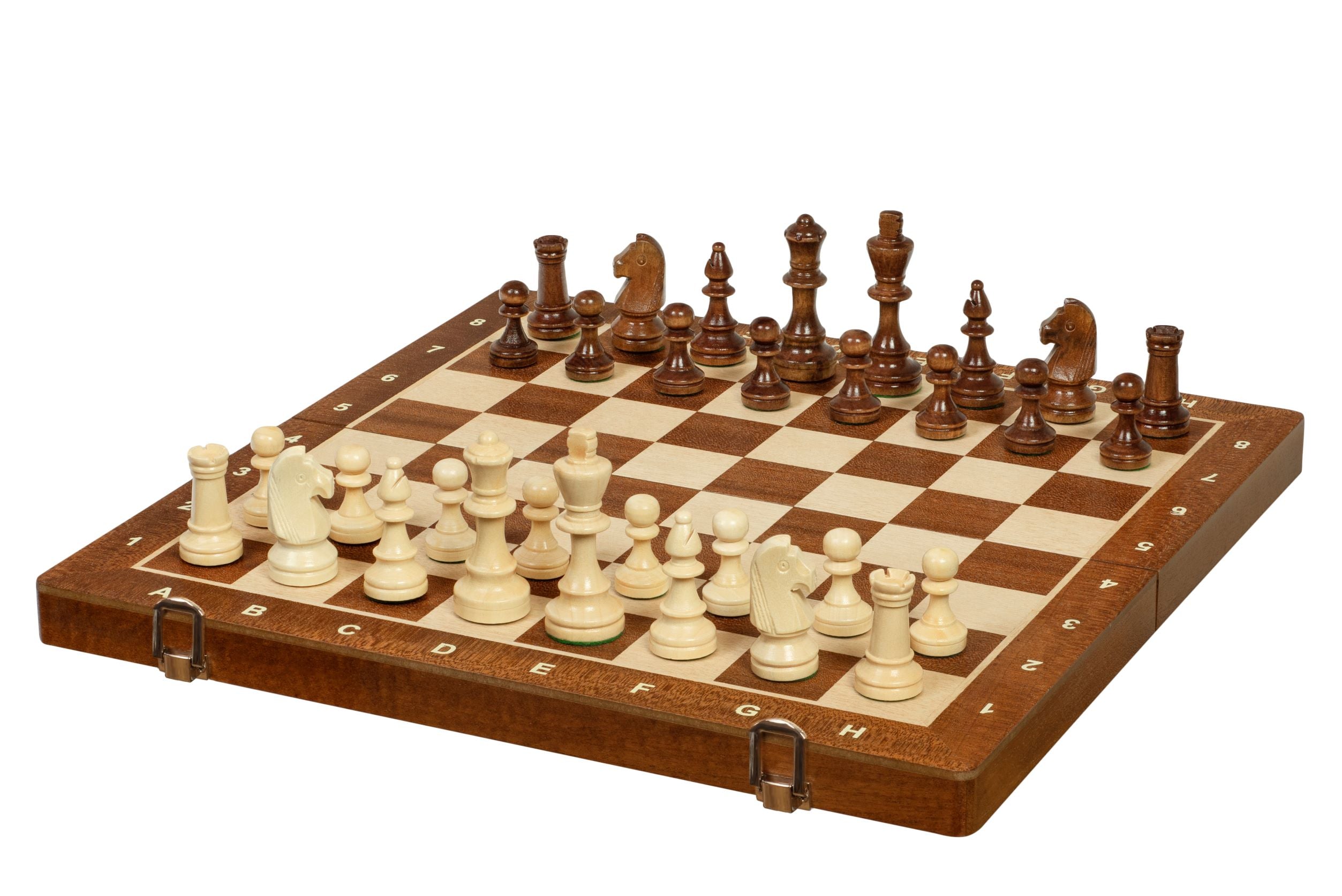 Set di scacchi da torneo Sunrise n. 4 Exclusive (38x38cm) - Set di scacchi da torneo Sunrise n. 4 Exclusive (38x38cm)