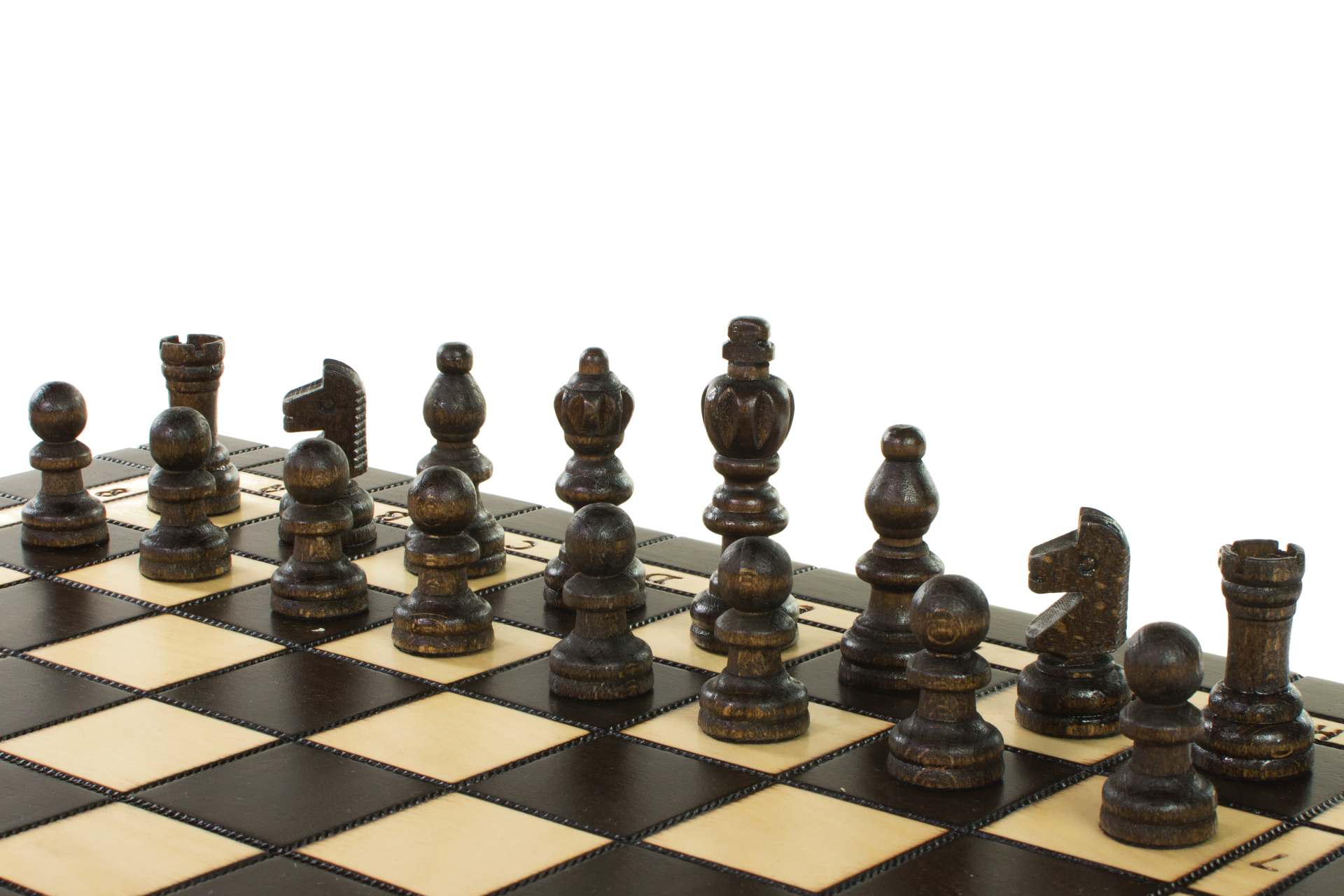 Set in Legno 3 in 1 (40x40cm) Scacchi + Dama + Backgammon - 0d0ac4117c83fd4d43fa3d3c07671177