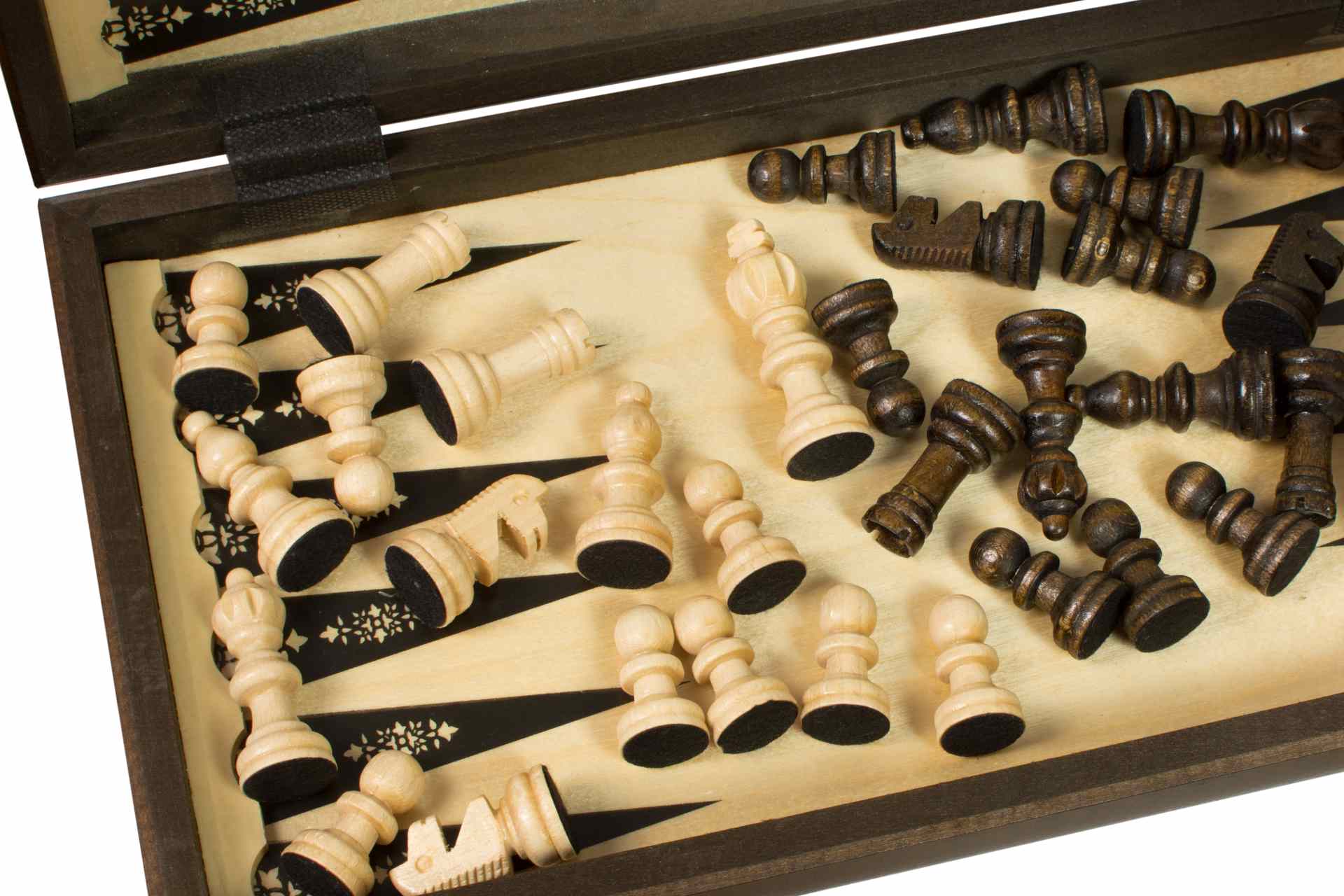 Set in Legno 3 in 1 (40x40cm) Scacchi + Dama + Backgammon - 76179a80ef525a9cbad868f1f38cd6fb