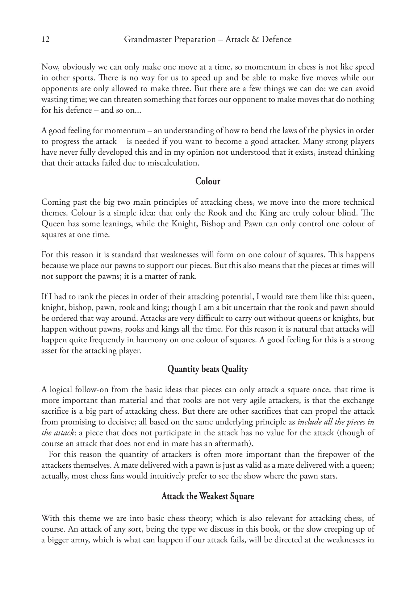 Grandmaster Preparation - Attack & Defence: Games & Exercises for Ambitious Players (hardcover) - f80b07f7063c3f5da9963732447d6033