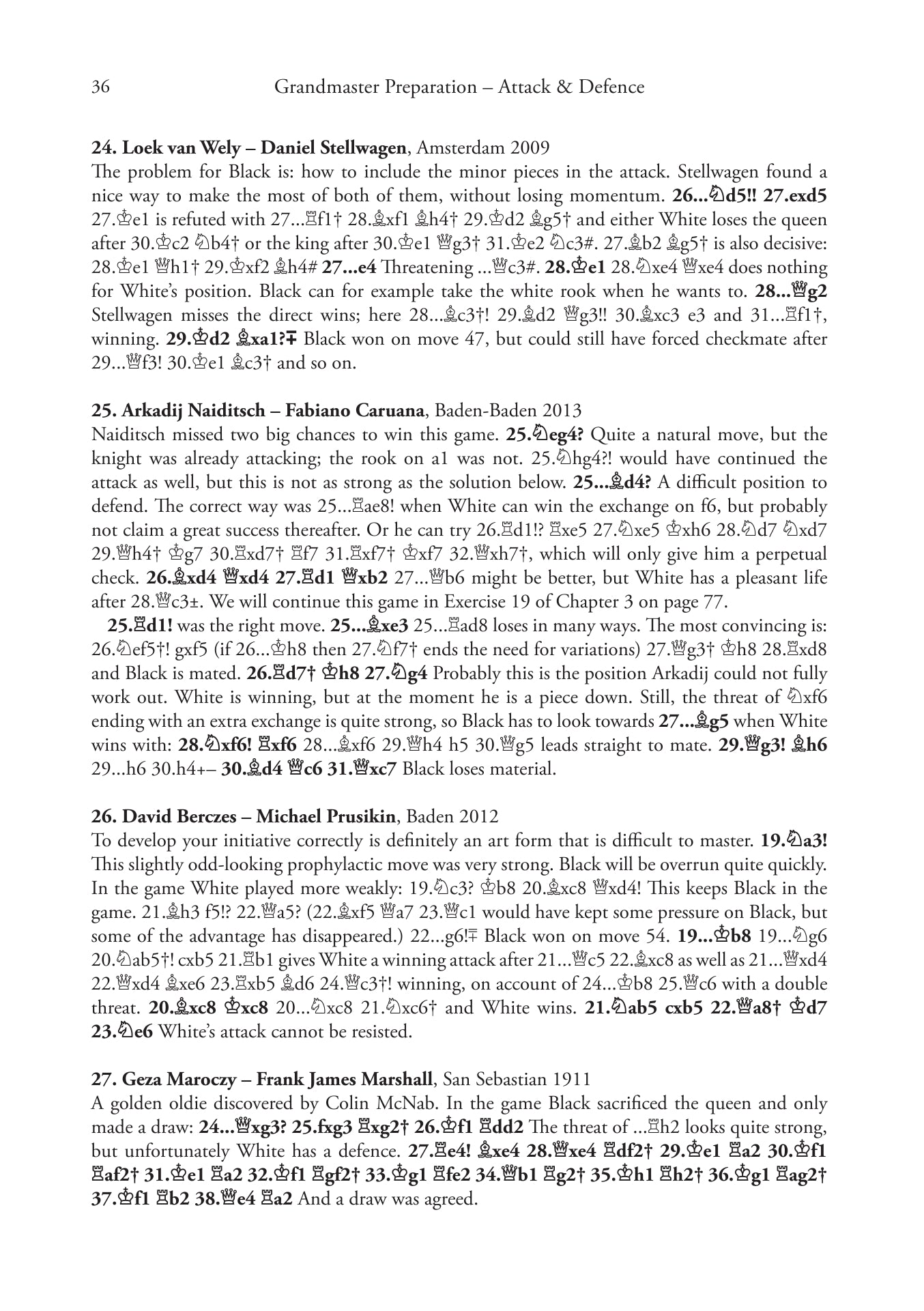 Grandmaster Preparation - Attack & Defence: Games & Exercises for Ambitious Players (hardcover) - d9633a481e43338f2fec9d5638f91c23