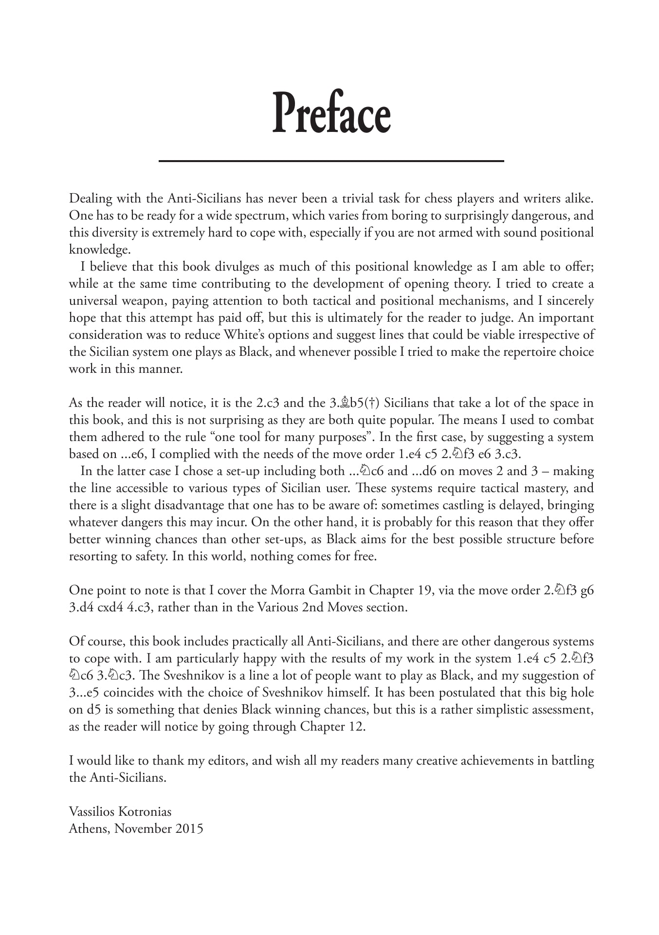 Grandmaster Repertoire 6A - Beating the Anti-Sicilians (hardcover) by Vassilios Kotronias - cf56cd0184a92c042cd53bfae6d26a2d