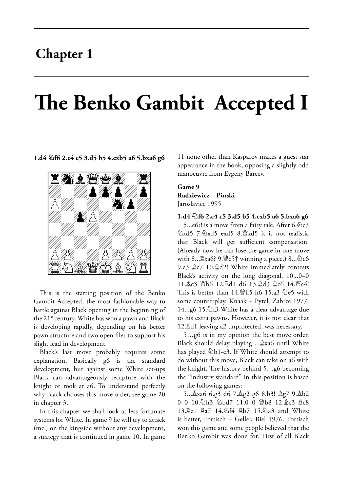 The Benko Gambit by Jan Pinksi (softcover) - The Benko Gambit by Jan Pinksi (softcover)