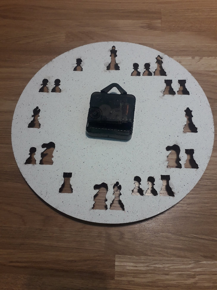 Orologio da parete a scacchi - 729b9fa5f7abc3e290368a6ba061a340