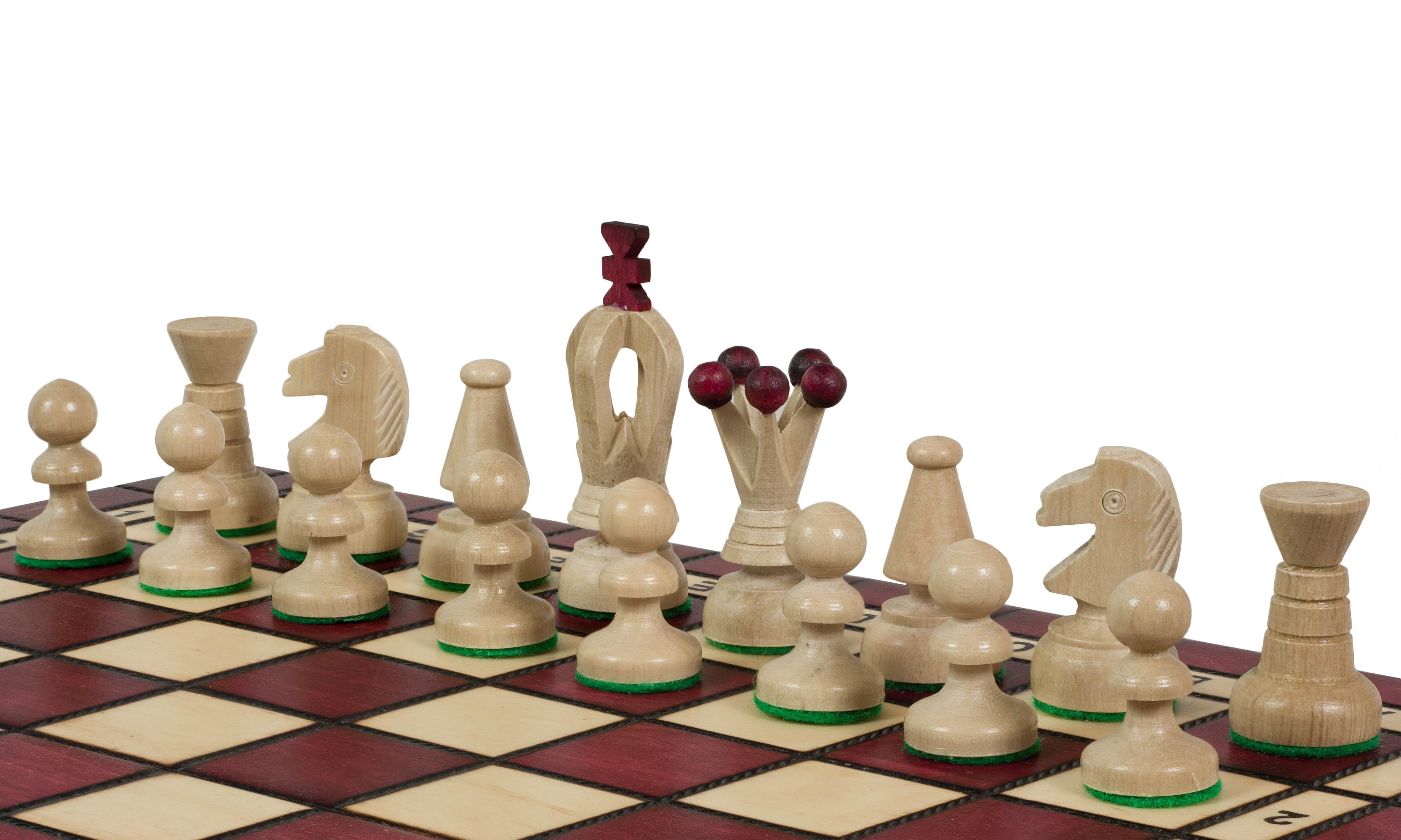 Scacchi Kingdom Medi (35x35cm) - Rosso Ciliegio - ae958ea65799942470f0b4ef1f6a0600