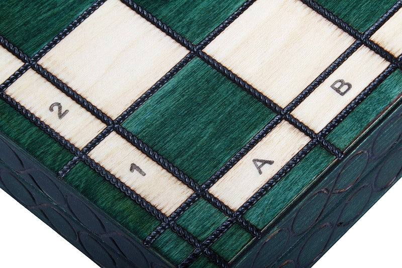 SCACCHI REALI MEDI (35x35cm) colore verde - SCACCHI REALI MEDI (35x35cm) colore verde