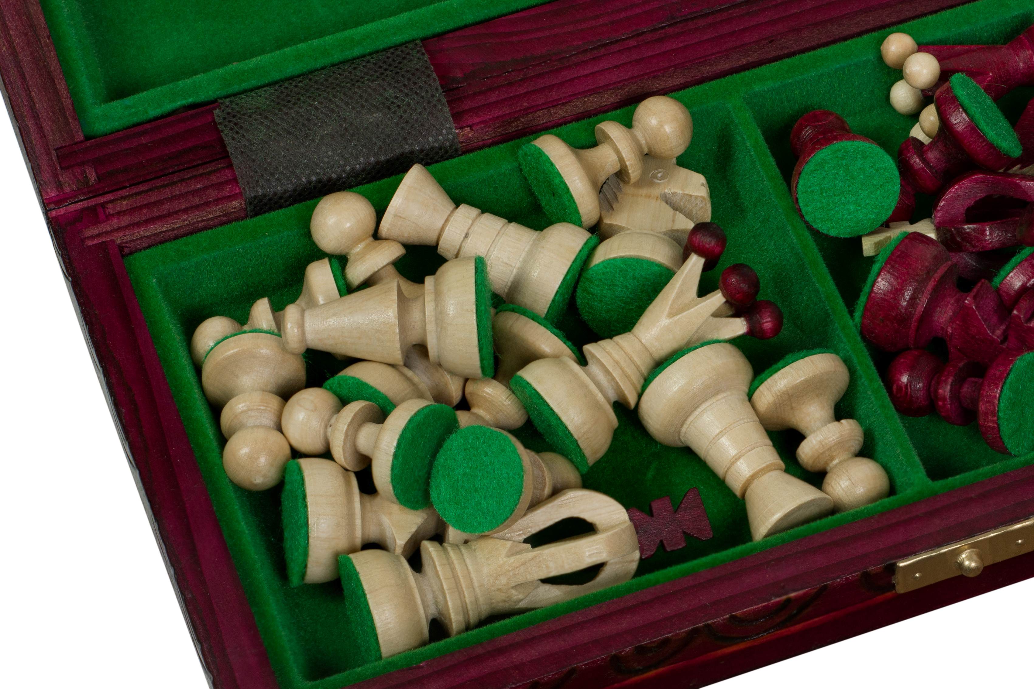 Scacchi Reali Piccoli (30x30cm) - Rosso Ciliegio - f9dbe67f884efa2ae43e49f4ccbbf57e