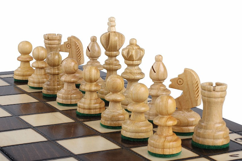 Scacchi + Dama Piccola, 2 Giochi in 1 (Ciliegia) - Scacchi + Dama Piccola, 2 Giochi in 1 (Ciliegia)