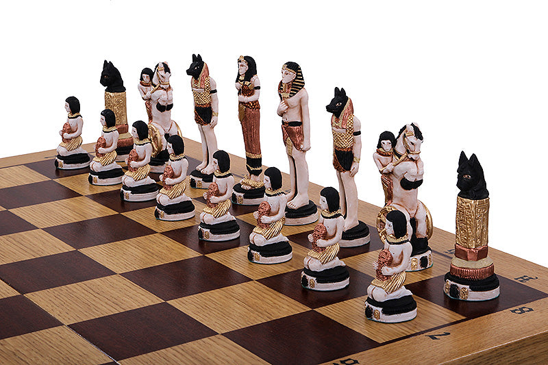 GRANDE scacchi d'EGITTO (65x65 cm) intarsiati - 89be4eb68461e1d5286304402baa12a9