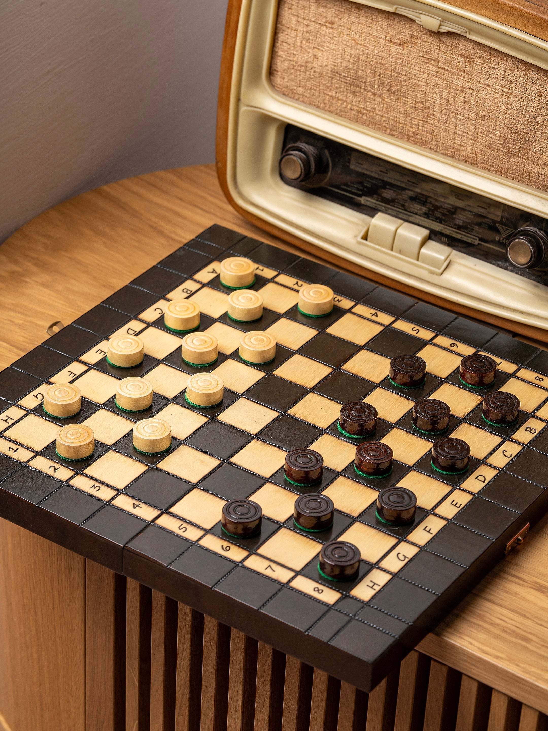 Set di Scacchi e Dama (35x35cm) - 0435bb6f073548d6ba9acce400f22313