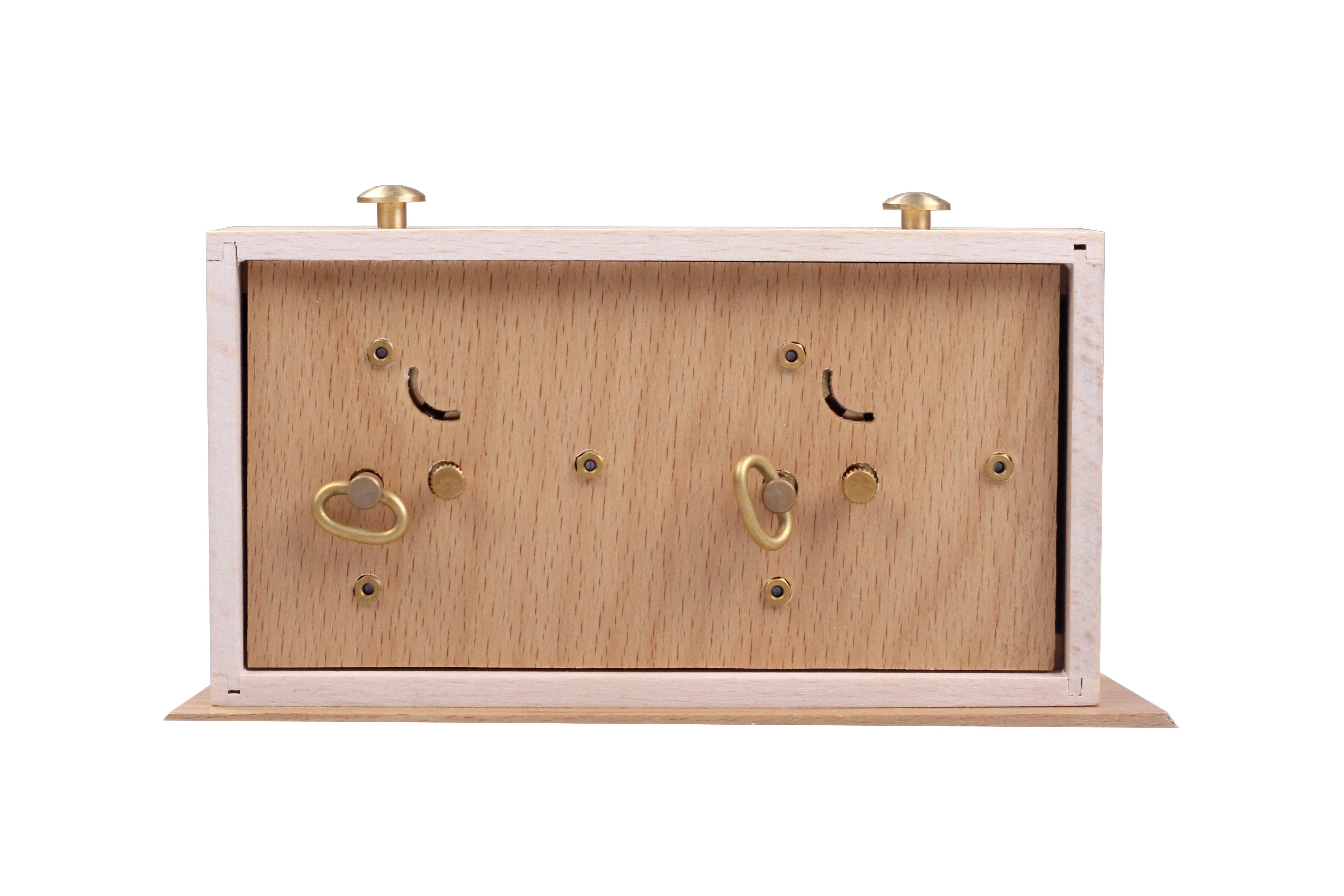 Orologio in legno BHB con supporto - piccolo - Orologio in legno BHB con supporto - piccolo