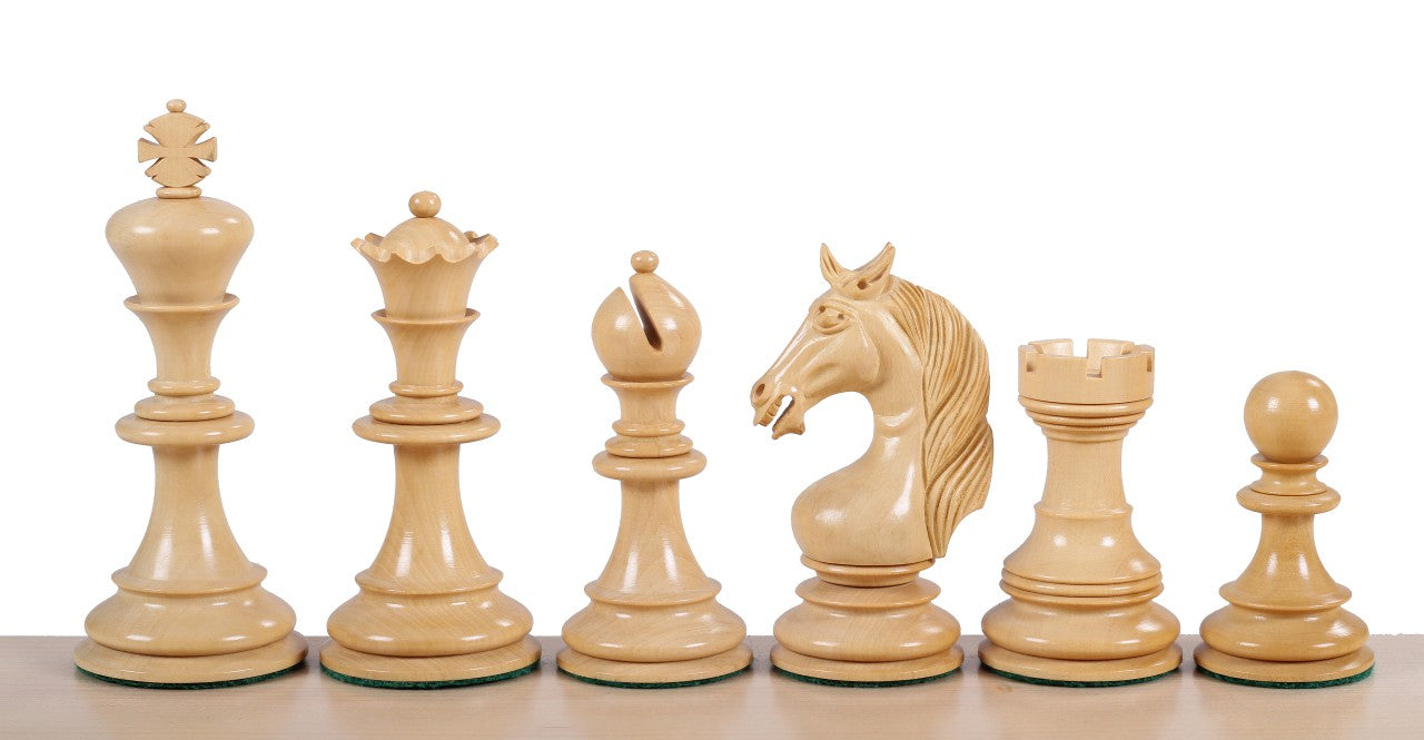 Scacchi UNICORN in legno di padauk 4,25'' - Scacchi UNICORN in legno di padauk 4,25''