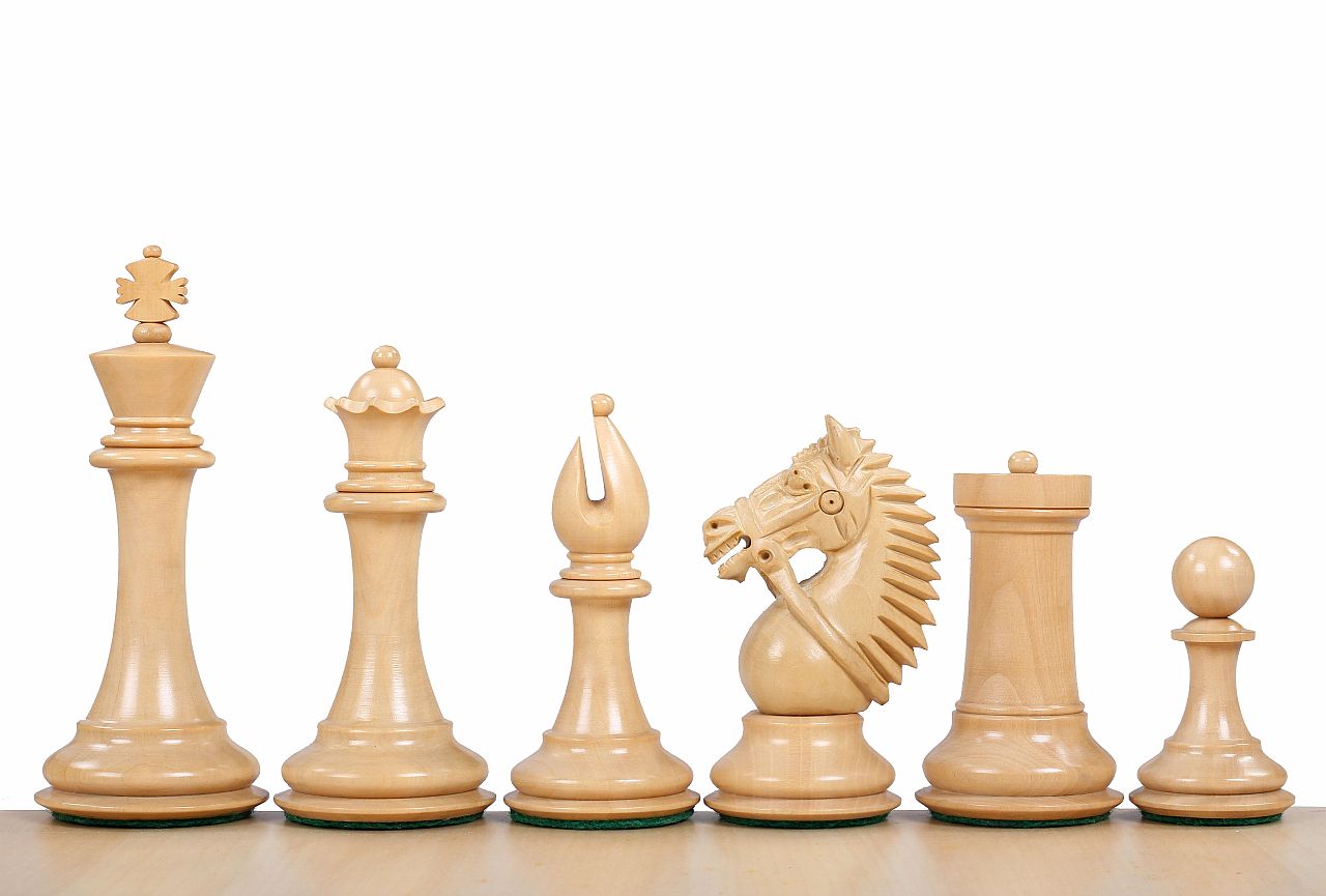 Scacchi MADE IN AMERICA in legno di bosso e padauk 4'' - 74578e46c58a2c1e9c576955d890fc60