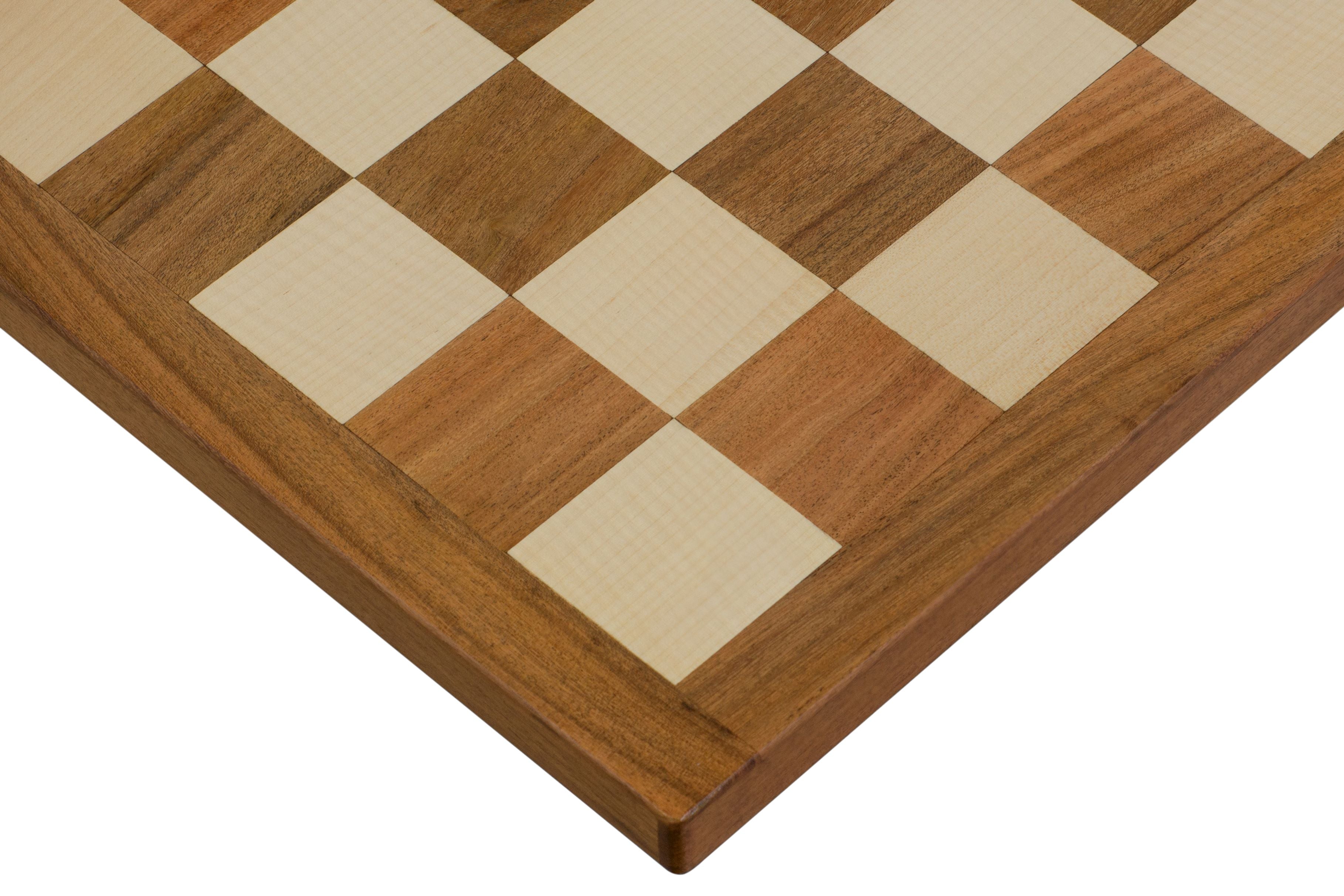 Scacchiera in legno massiccio (campo 50 mm) acacia / bosso - b1095a67a43be882f77eb183b9d46a62