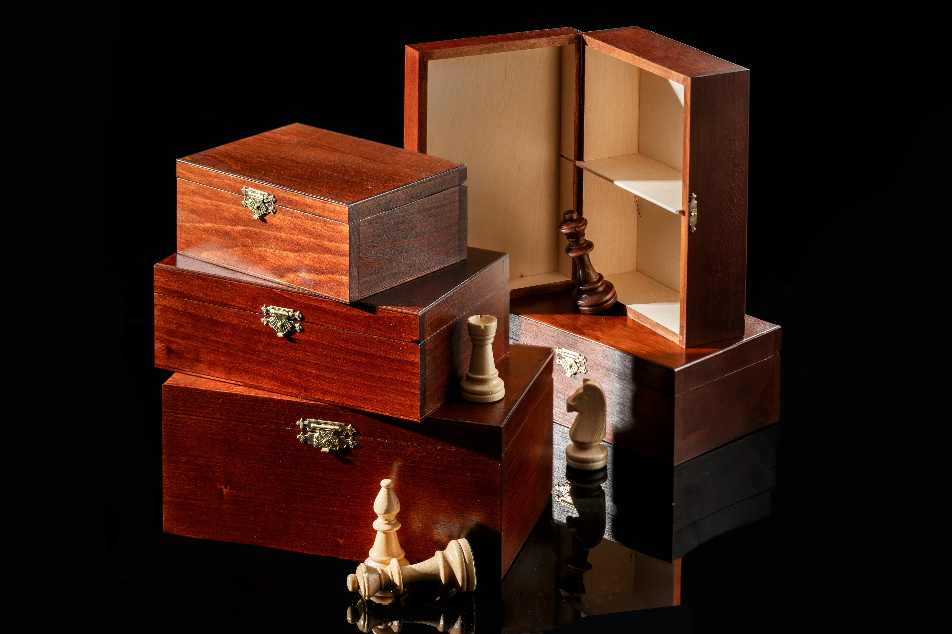 STAUNTON n. 6 Custodia in legno - 0efa874b870dca3ecd7ac3ac20f73de4