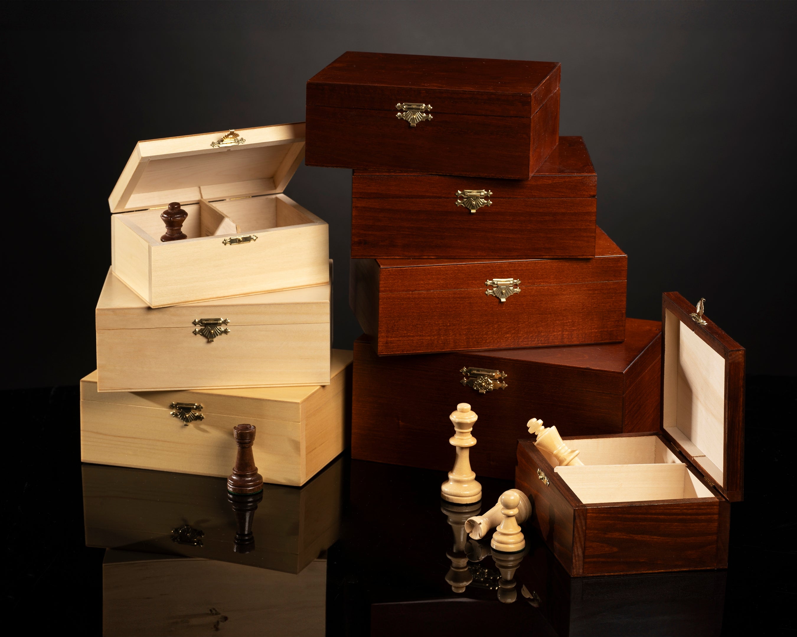 STAUNTON n. 4 Scatola in legno - 10a83bde77f9a6e8521eb0f7a28d141a