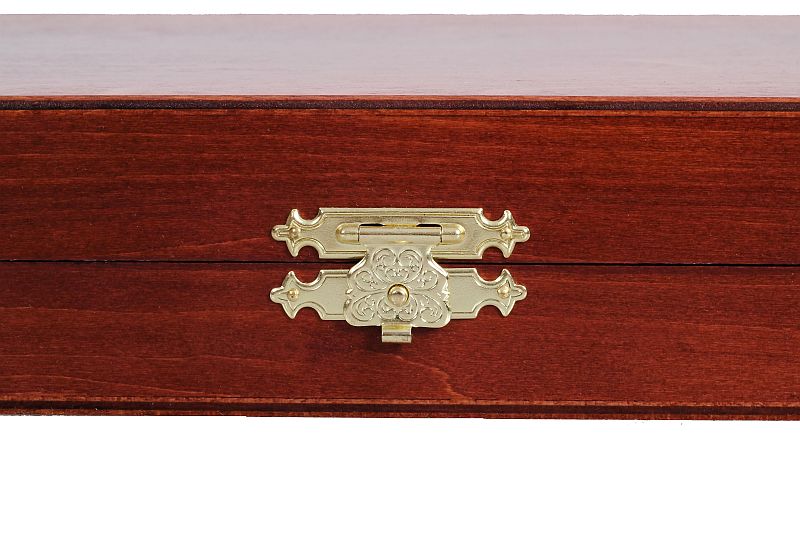 STAUNTON Lux n. 5 SET MARRONE FRANCESE ACACIA - STAUNTON Lux n. 5 SET MARRONE FRANCESE ACACIA