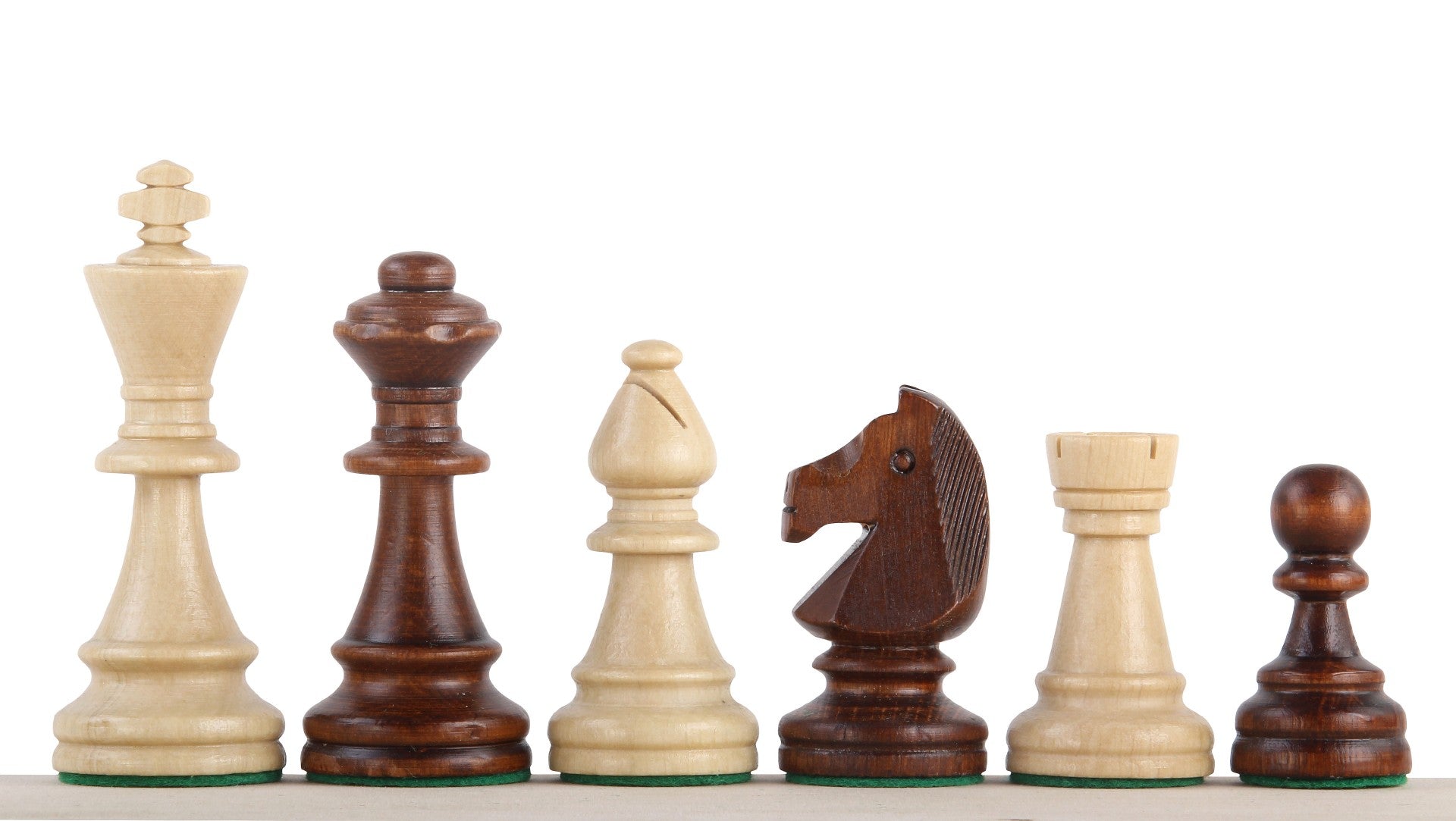 STAUNTON N. 6 in sacchetto di plastica, Legno intagliato - 4b05aa79e1ccb98a93b2b5fa67e443e9