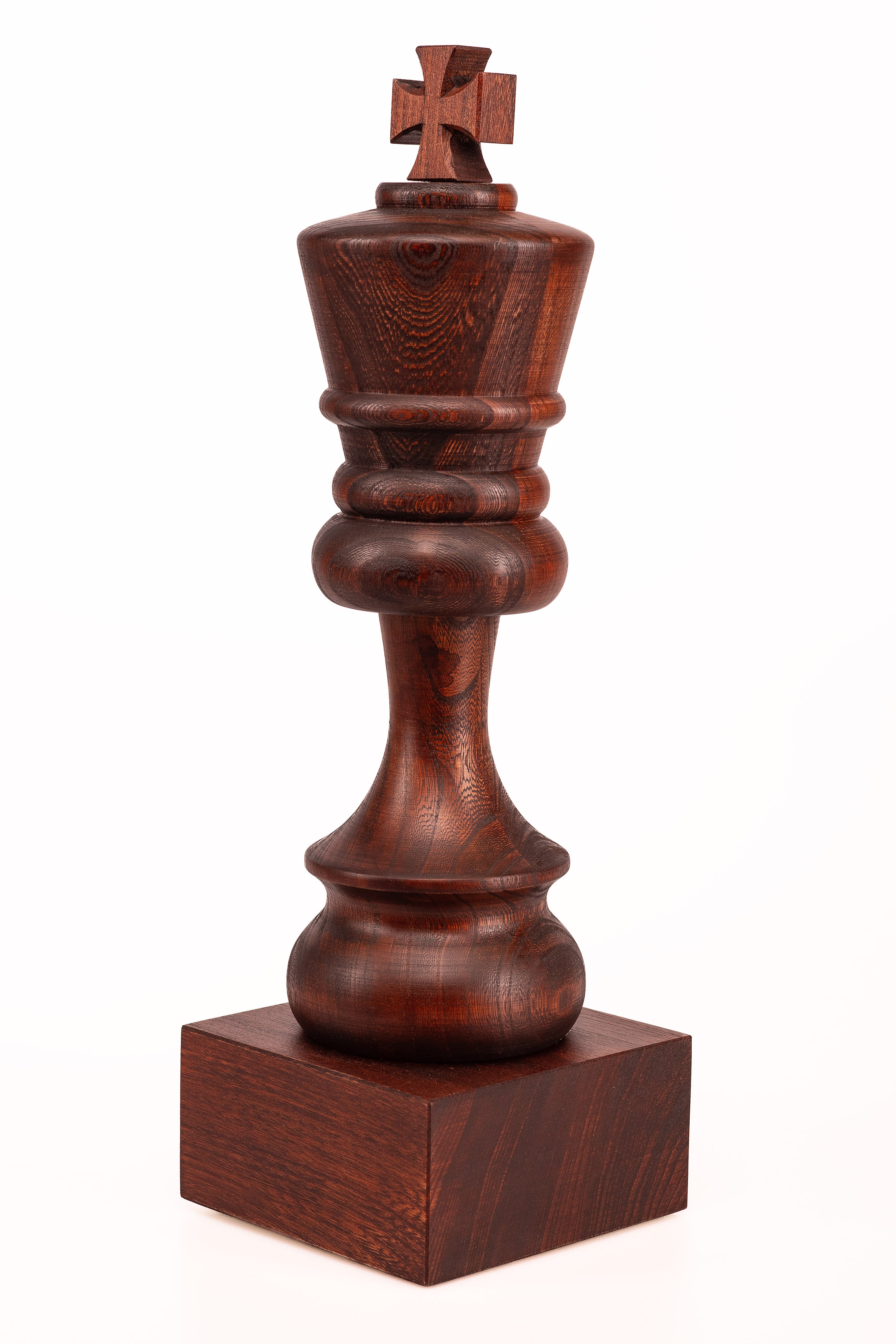Coppa degli scacchi in legno - Re Nero - Coppa degli scacchi in legno - Re Nero