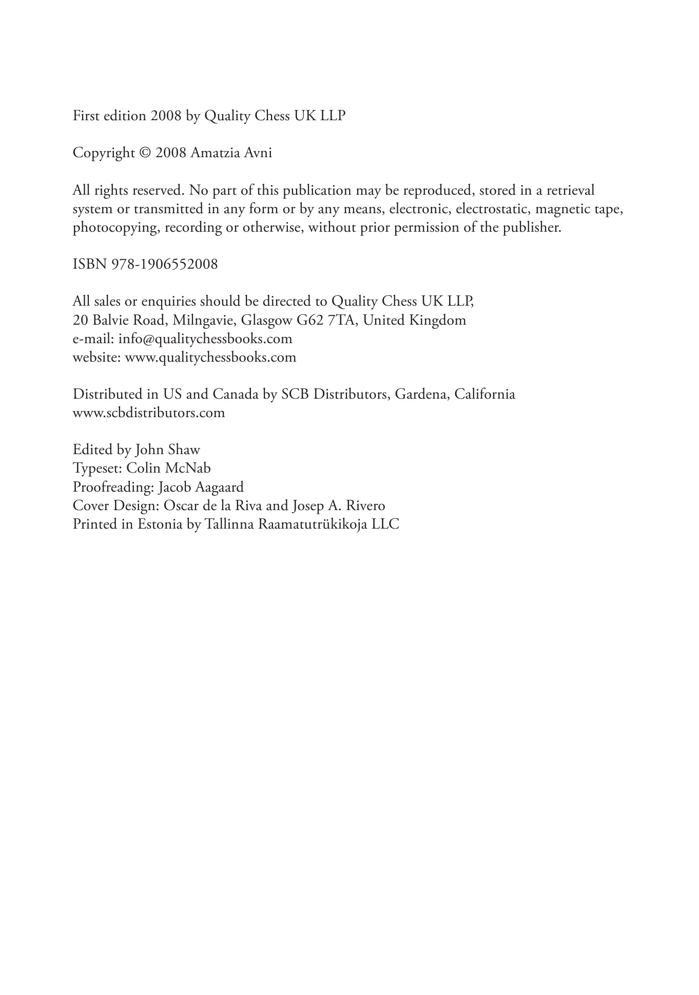 Chess Tips for the Improving Player by Amatzia Avni (softcover) - d3576716e1c1602a9fc53eaedfbc41e1