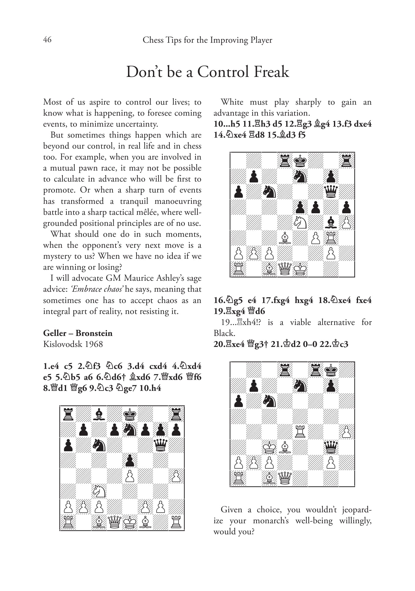 Chess Tips for the Improving Player by Amatzia Avni (softcover) - b7aa113c5fc0e85b663370102815ca2c