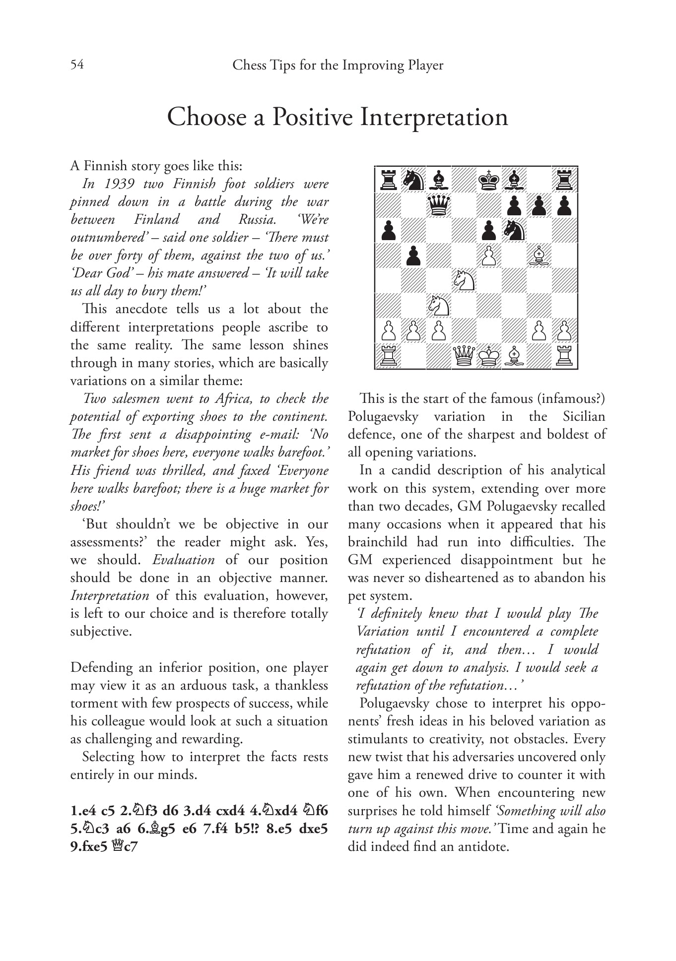 Chess Tips for the Improving Player by Amatzia Avni (softcover) - 79c958da79a2dfabe2f9fef0018aa44a