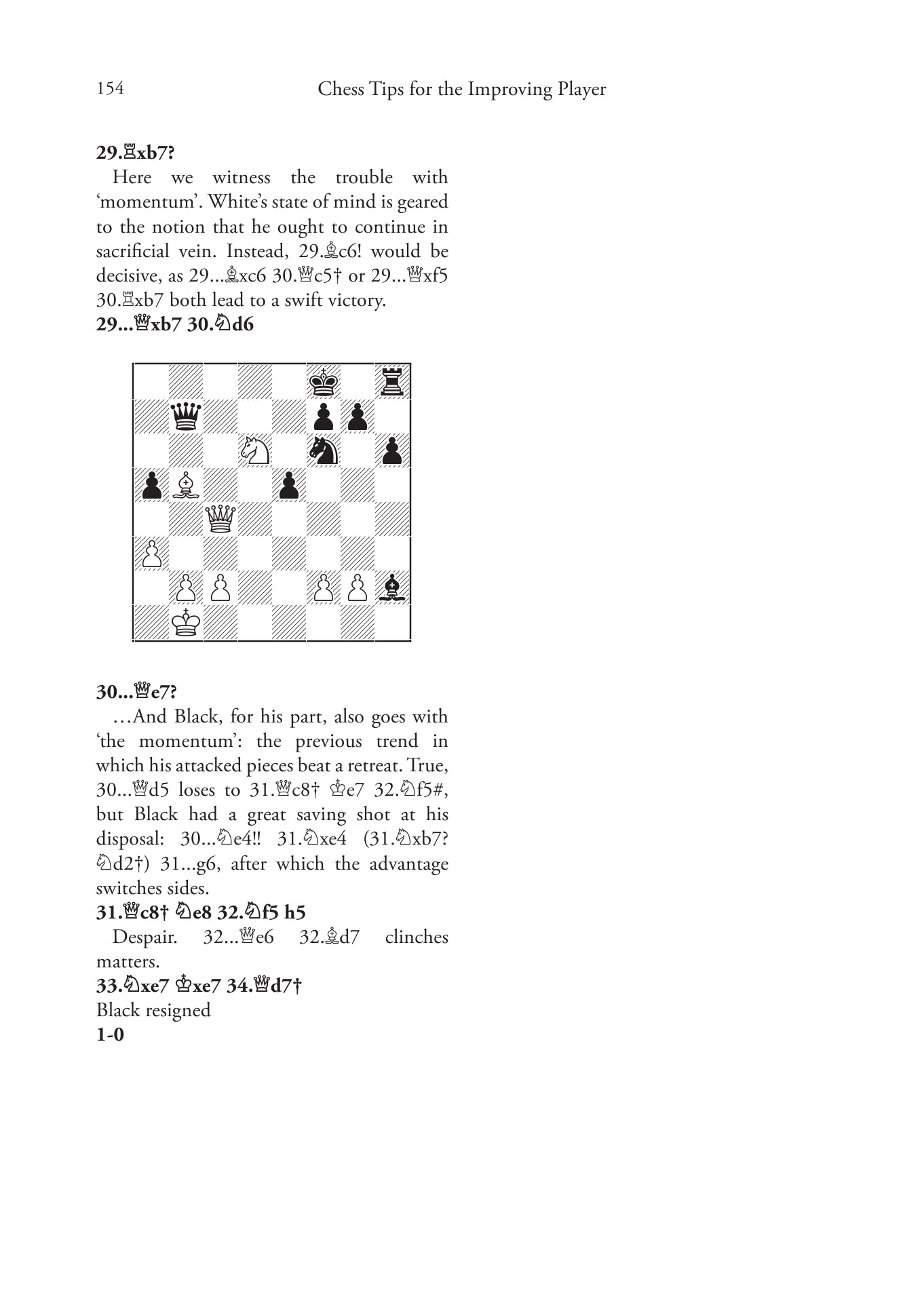 Chess Tips for the Improving Player by Amatzia Avni (softcover) - ff110f779a623bd271d33af324150a30