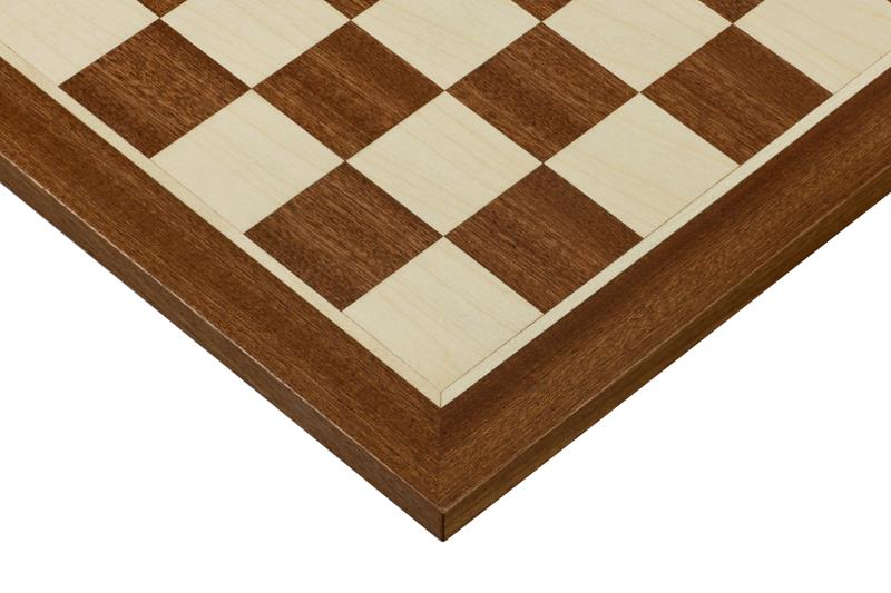 Scacchiera in Legno 36x36cm (senza Coordinate) mogano/jawor (intarsiata) - dd0ec18bb813964b9740c9a4c79d2e02