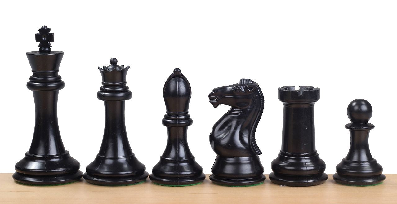 Scacchi Esclusivi Staunton n. 7, bianco/nero, Piombati (Re 10 cm) - 43279ccab87d315445add387cd50c57e