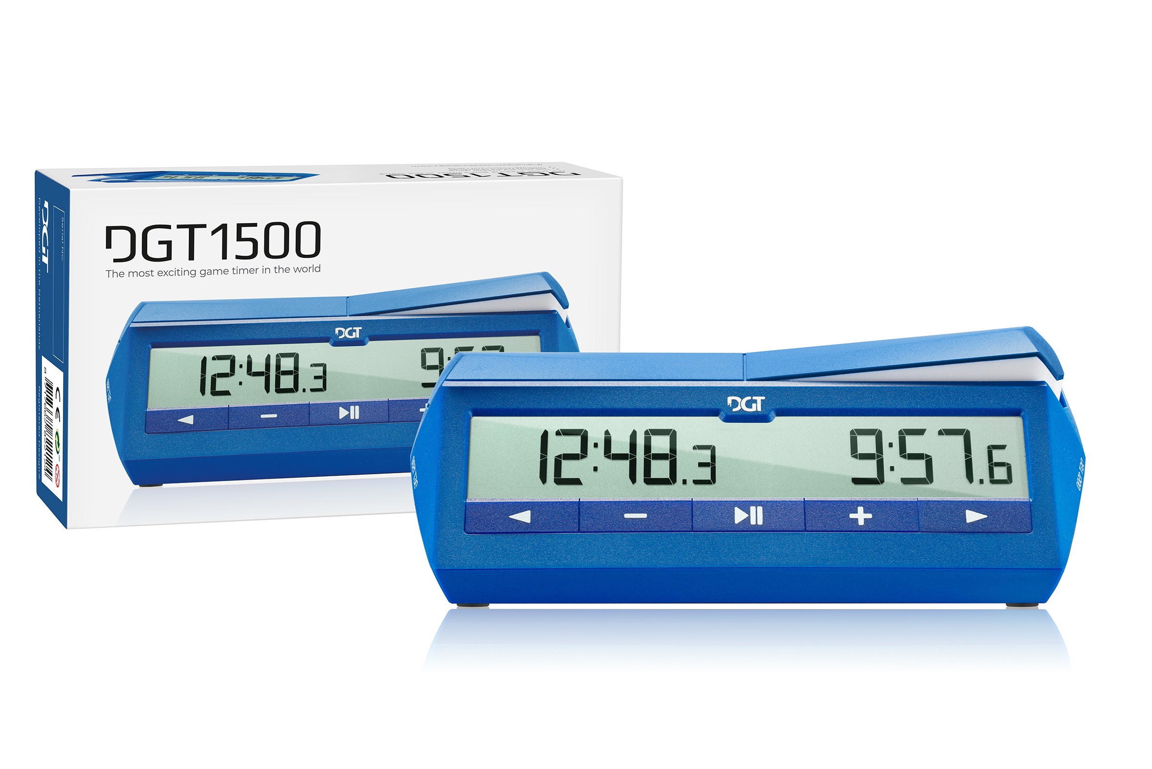DGT Orologio per scacchi 1500 Blu - DGT Orologio per scacchi 1500 Blu