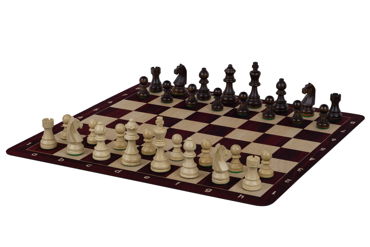 Scacchiera arrotolabile n. 6 (51 cm), fondo in MOGANO antiscivolo - e06d76c747da2fce3a6ce8769175f4ab