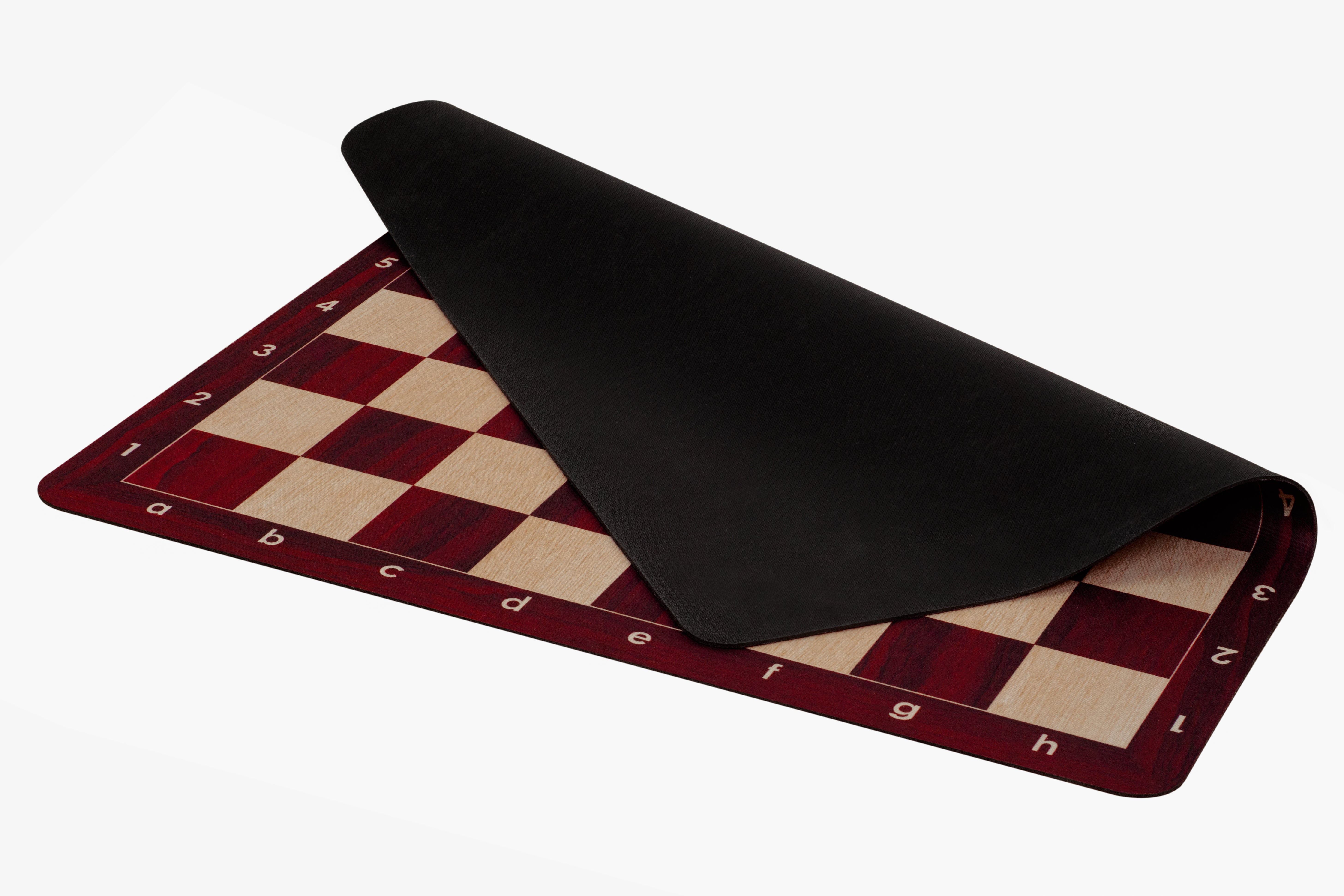 Scacchiera arrotolabile n. 6 (51 cm), fondo in MOGANO antiscivolo - e3fb2dd2b3a8bf48f4d64ecba7df16cc