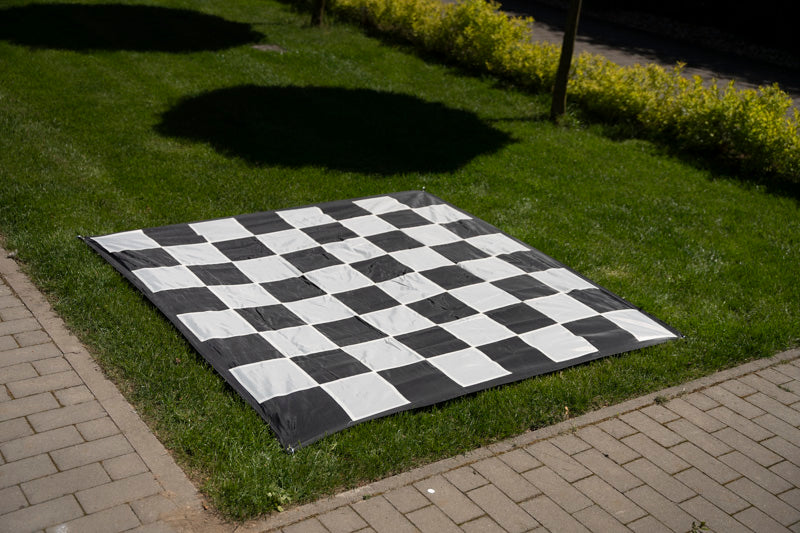 Scacchiera in nylon per scacchi da giardino con campo da 21 cm - 28d752bd2775b4a66ac7485ed039e576