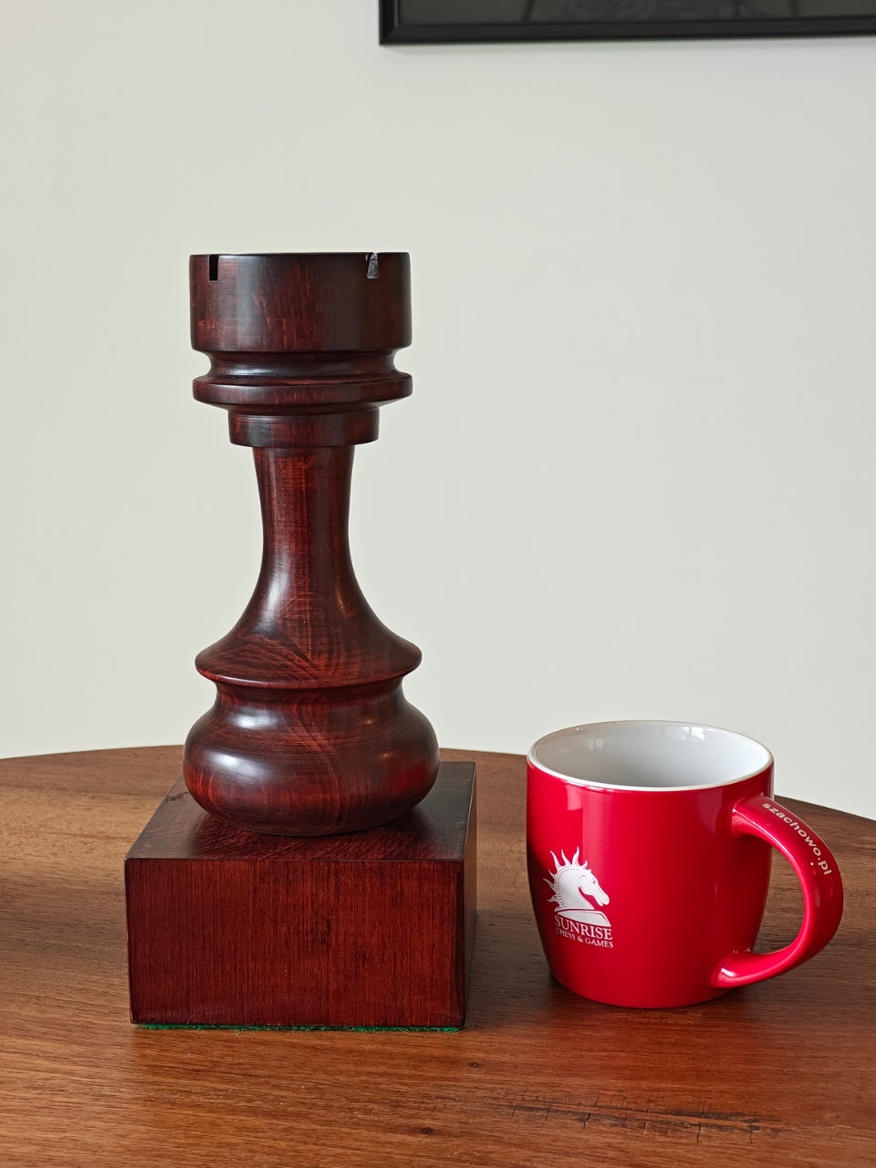 Coppa degli scacchi in legno - Torre Nera - d65b1194047ea8f8ebb9853de41aaf9a