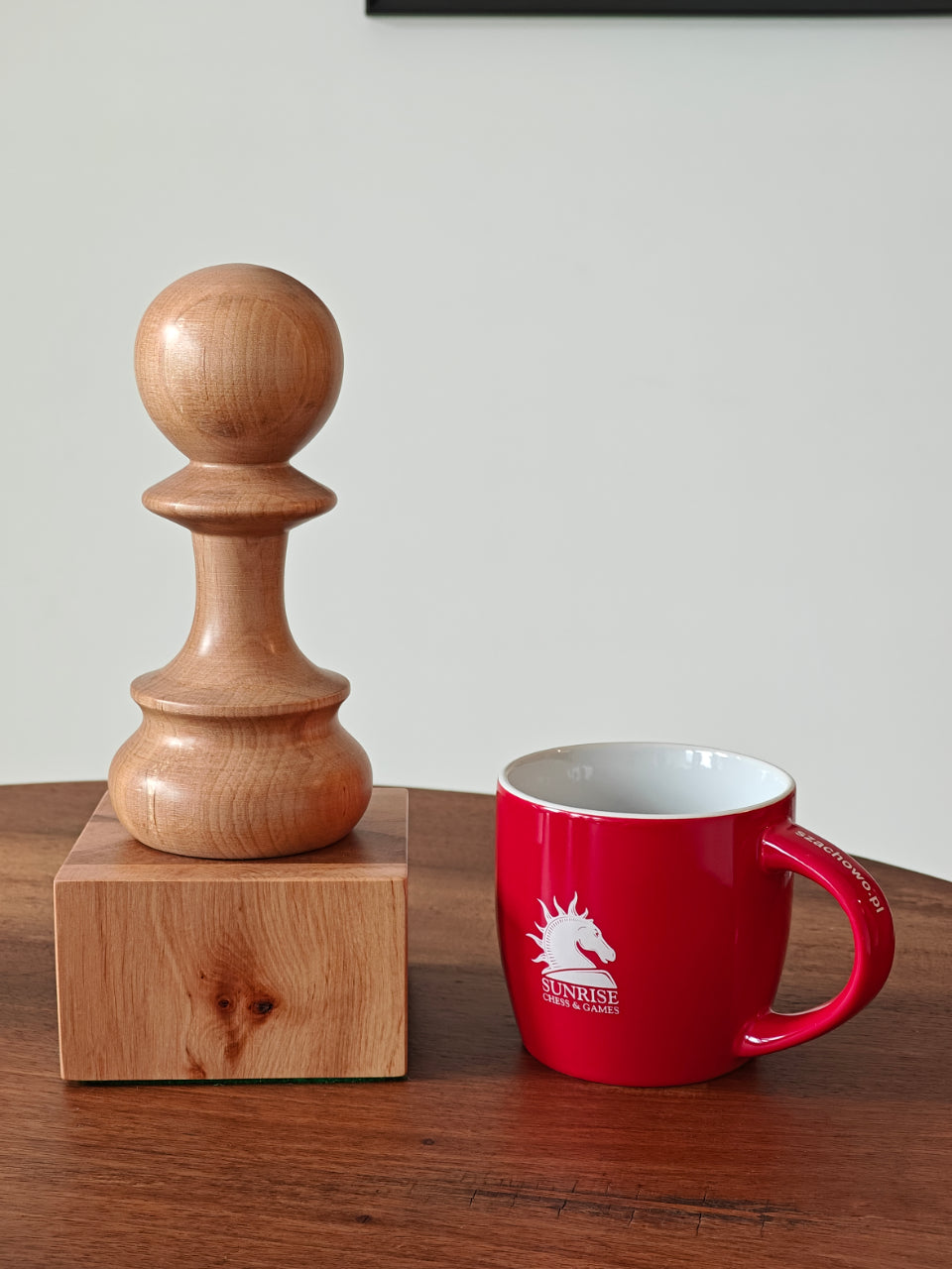 Coppa degli scacchi in legno - Pedone Bianco - fb330bbb073fff511fbdea81acd84bfb