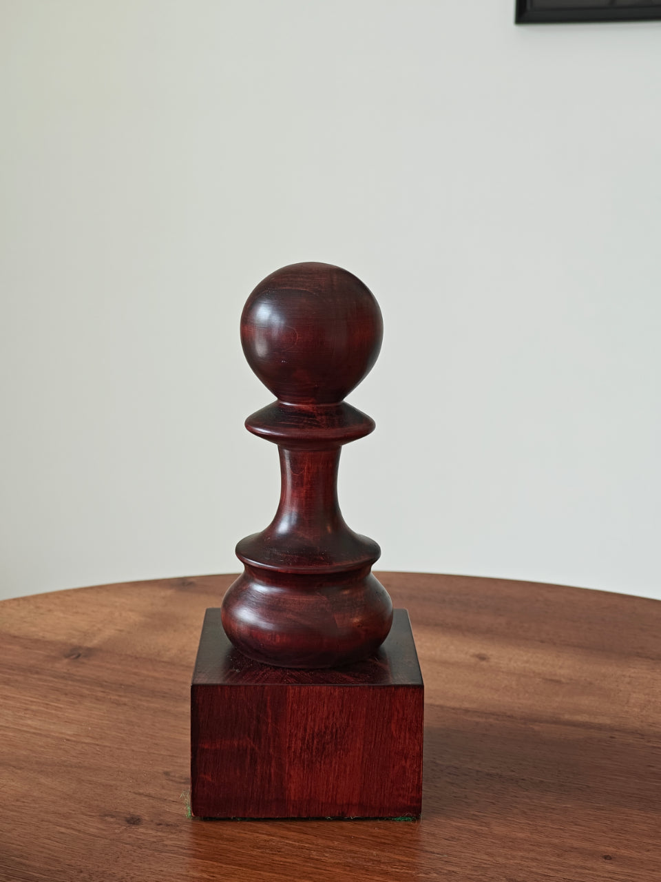 Coppa degli scacchi in legno - Pedone Nero - Coppa degli scacchi in legno - Pedone Nero
