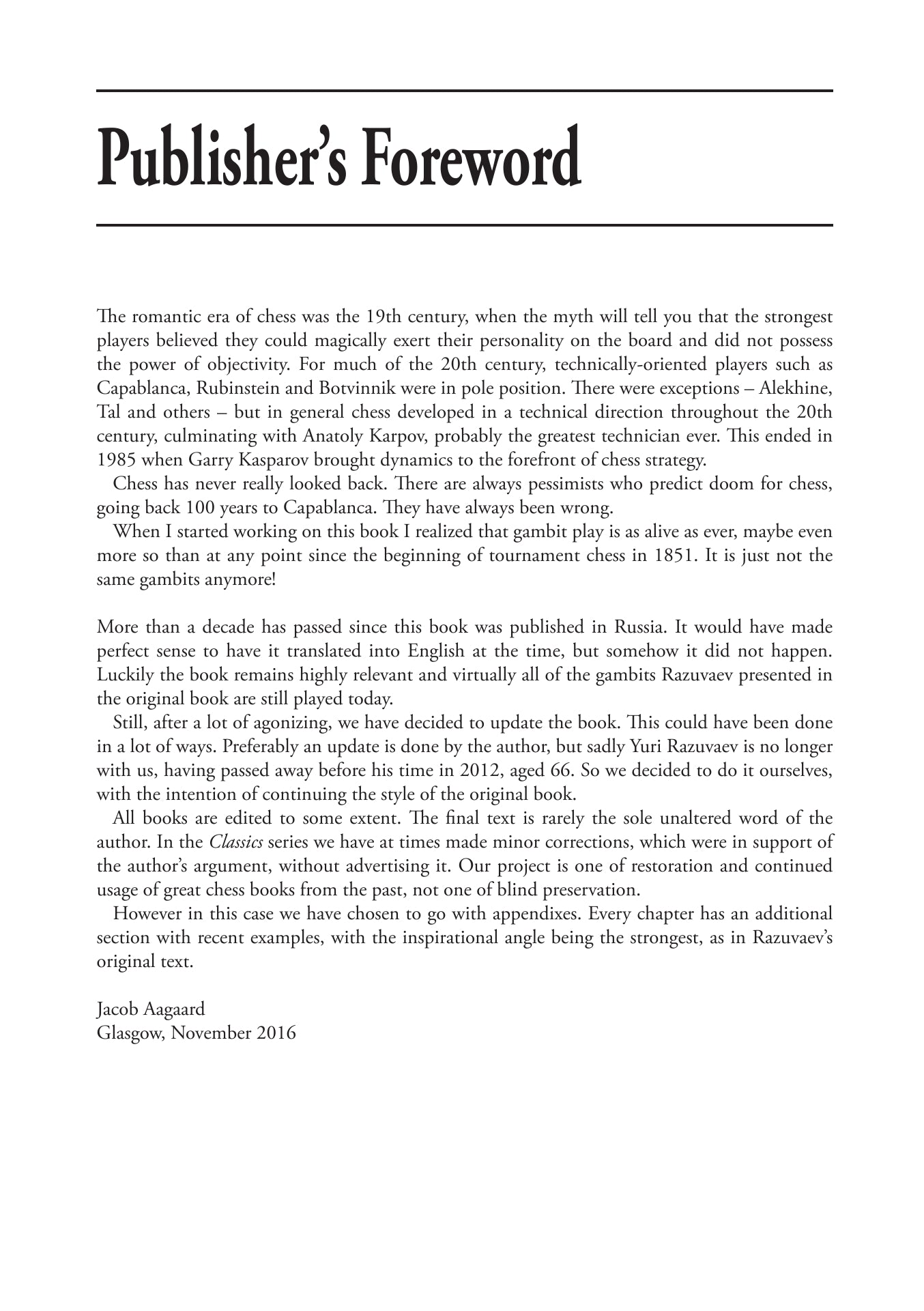 Key Concepts of Gambit Play by Yuri Razuvaev (hard cover) - 617f3438a5e2b8d8a23370486389b8fa