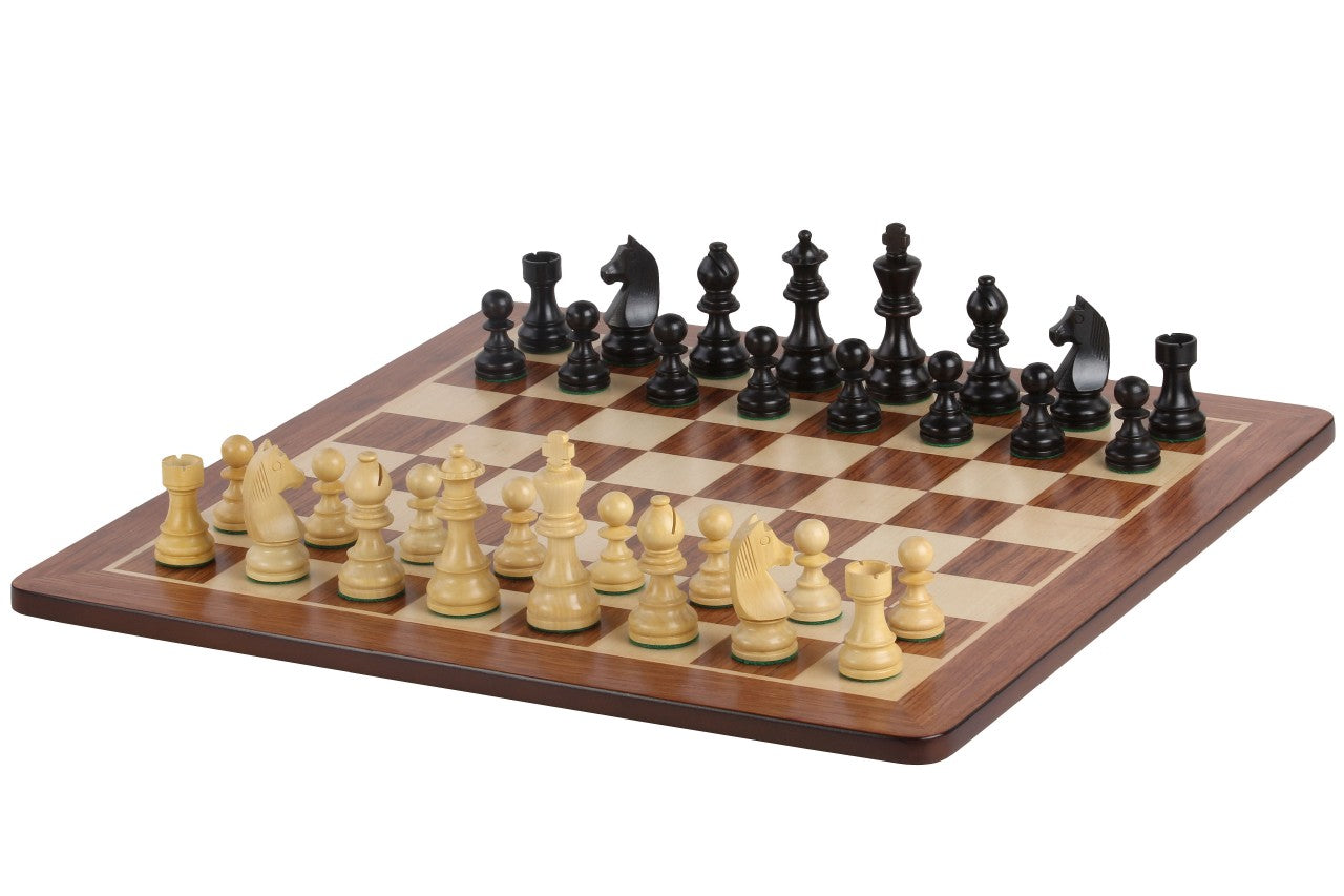 Set di scacchi Leonida - scacchiera (Caselle 58x58 mm), Scacchi (Re 96 mm) - Set di scacchi Leonida - scacchiera (Caselle 58x58 mm), Scacchi (Re 96 mm)