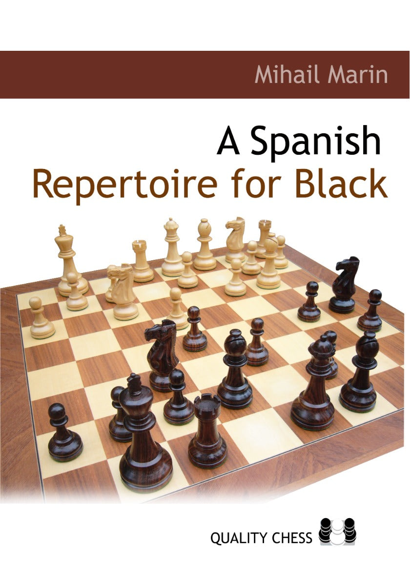 A Spanish Repertoire for Black by Mihail Marin (softcover) - A Spanish Repertoire for Black by Mihail Marin (softcover)